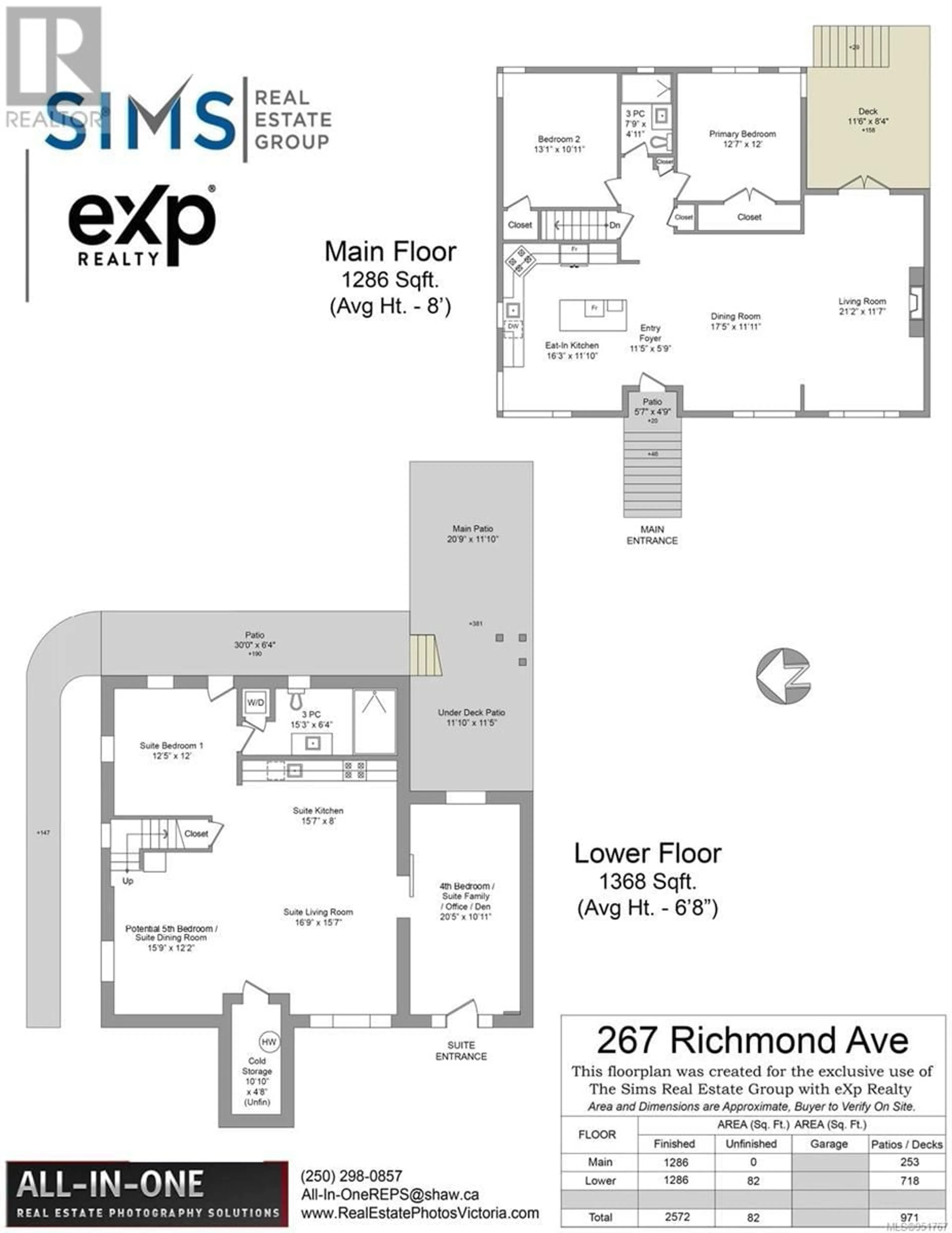 Floor plan for 267 Richmond Ave, Victoria British Columbia V8S3X9