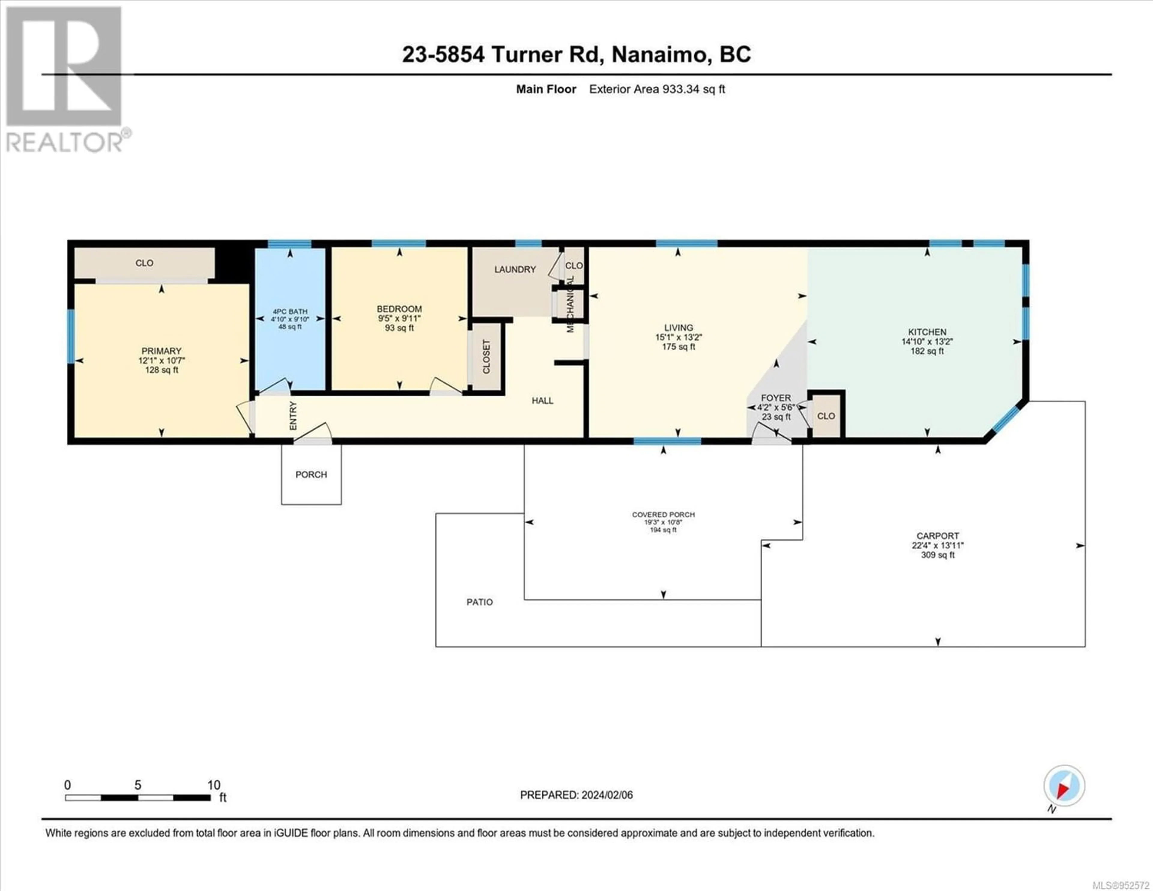 Floor plan for 23 5854 Turner Rd, Nanaimo British Columbia V9T2N6
