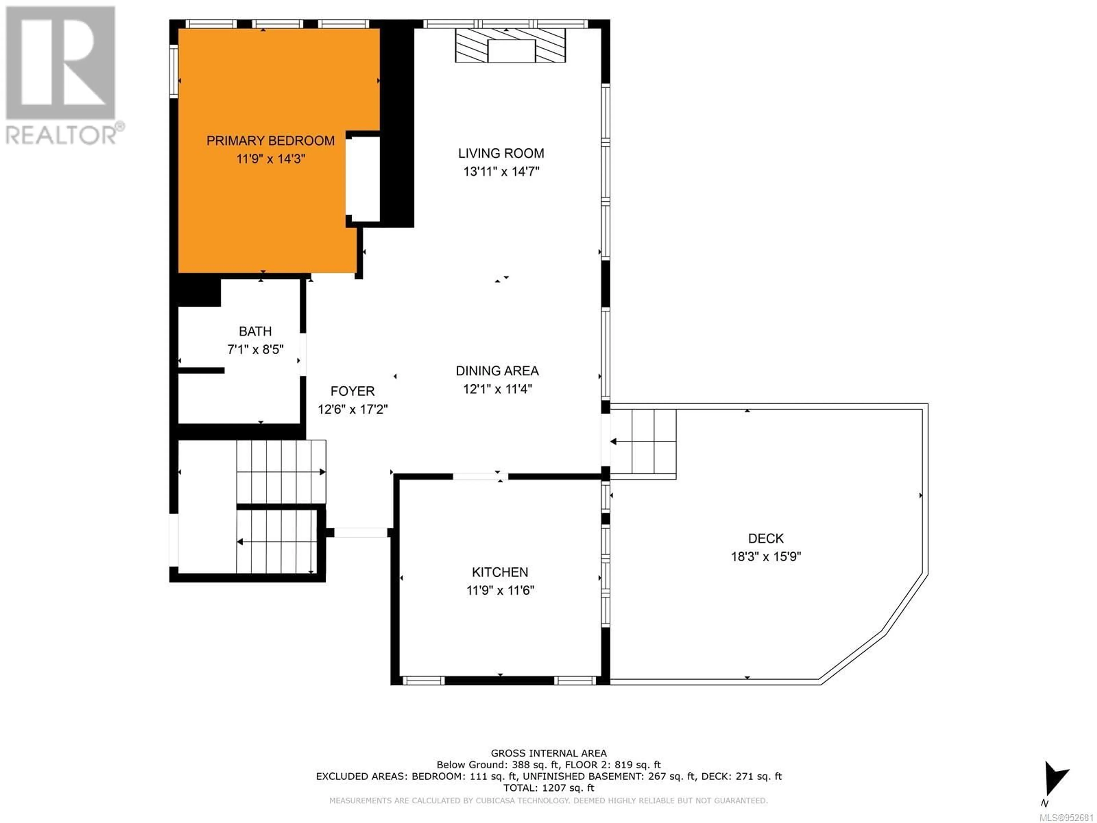 Floor plan for 1498 CARRINGTON BAY ROAD, Cortes Island British Columbia V0P1Z0