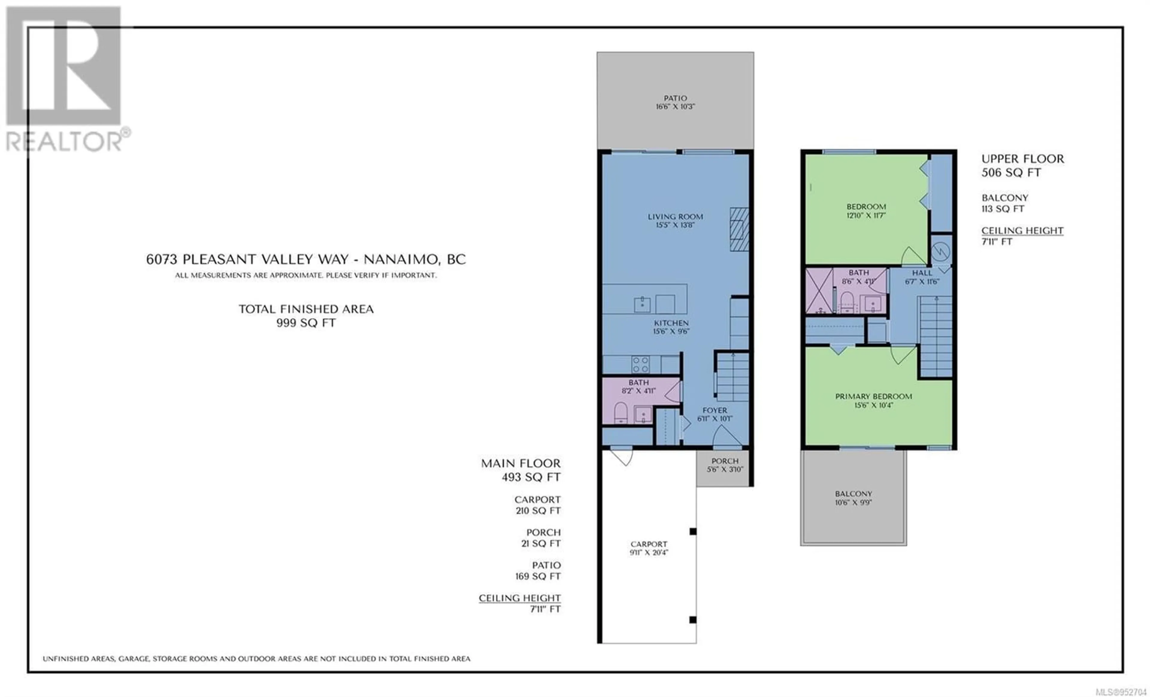 Floor plan for 6073 Pleasant Valley Way, Nanaimo British Columbia V9T6E7