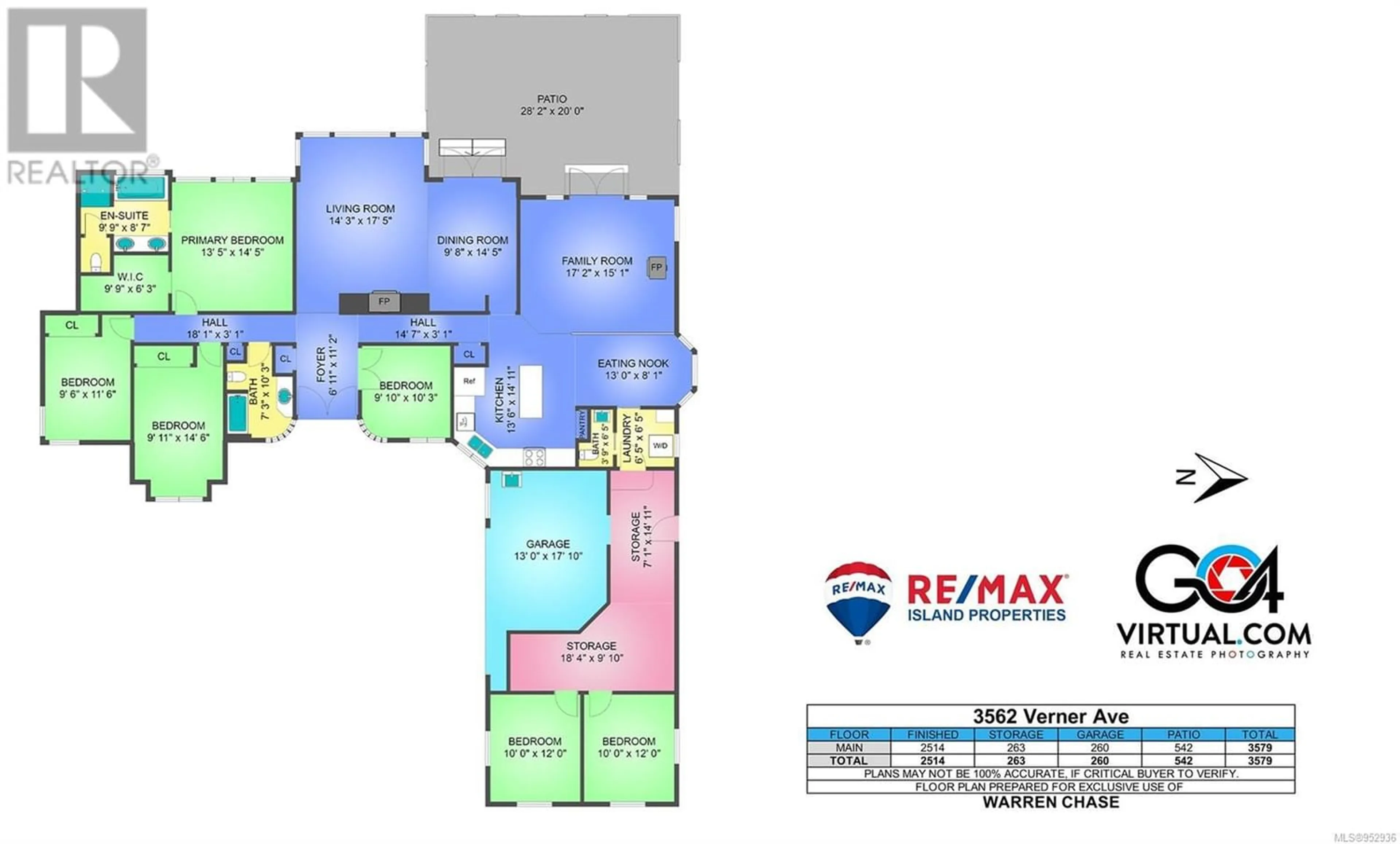 Floor plan for 3562 Verner Ave, Cobble Hill British Columbia V0R1L2