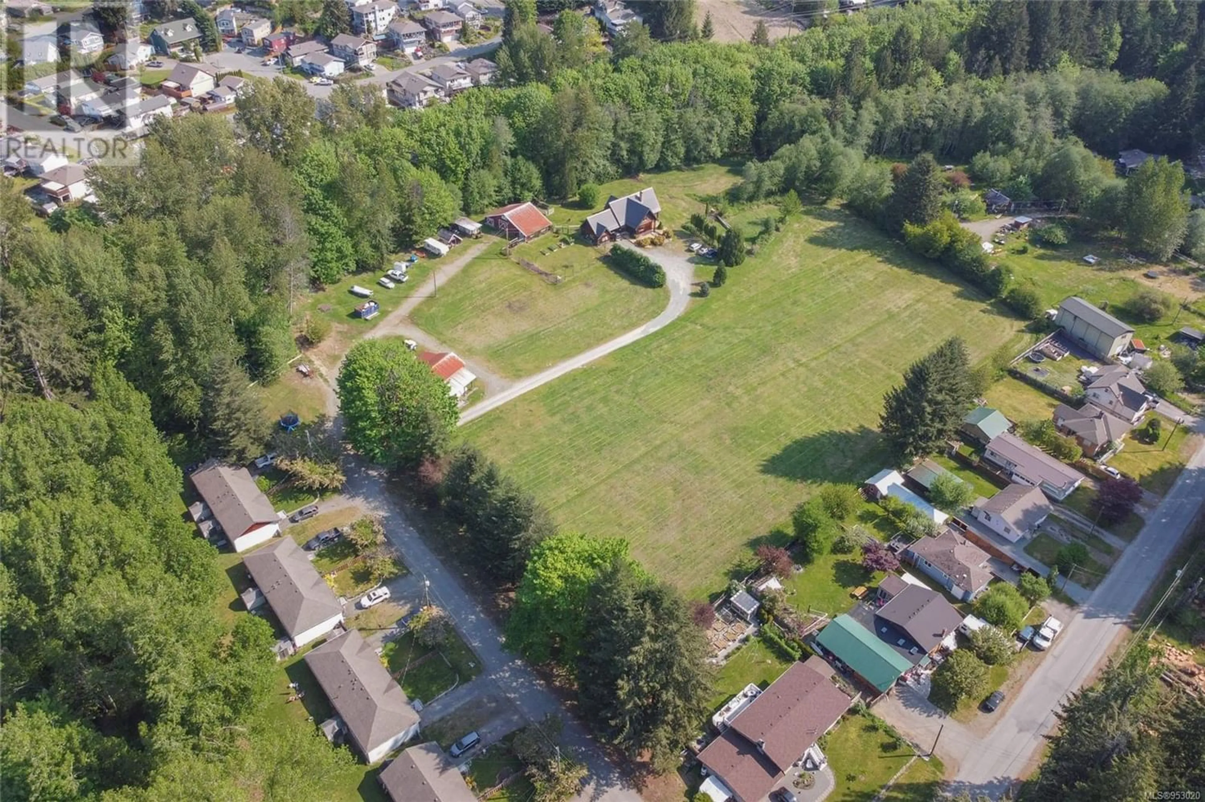 Fenced yard for 8035 Greendale Rd, Lake Cowichan British Columbia V0R2G0