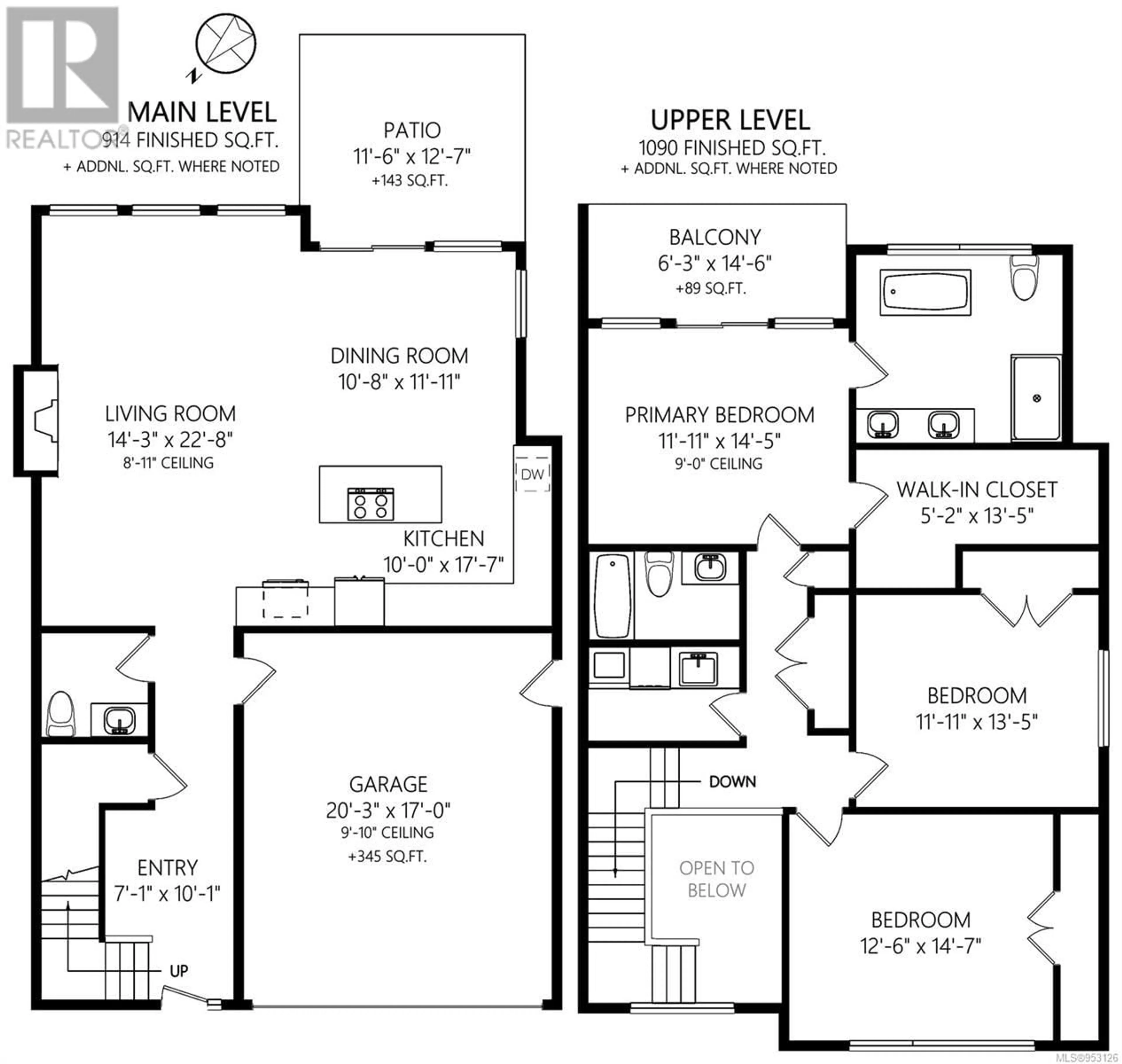 Floor plan for 104 539 Delora Dr, Colwood British Columbia V9C0M2