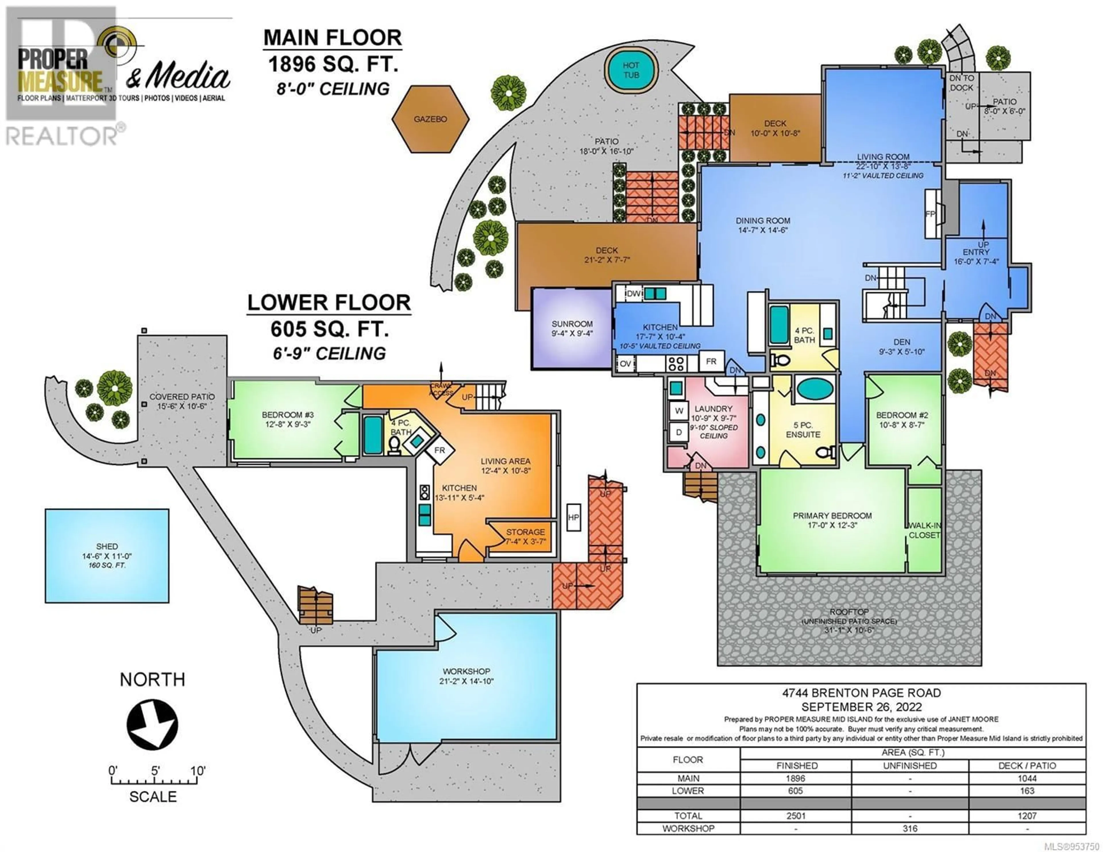 Floor plan for 4744 Brenton Page Rd, Ladysmith British Columbia V9G1L7