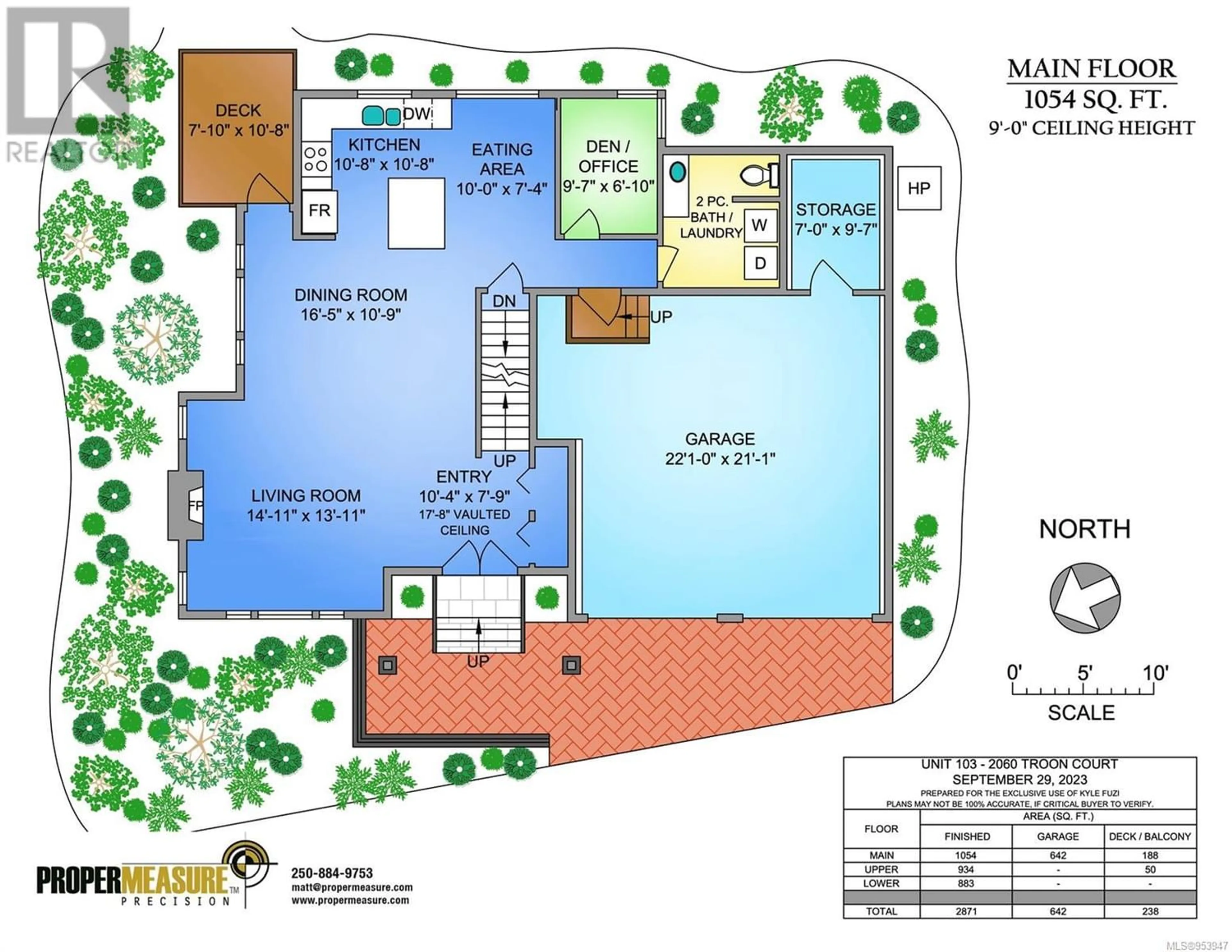 Floor plan for 103 2060 Troon Crt, Langford British Columbia V9B0G3