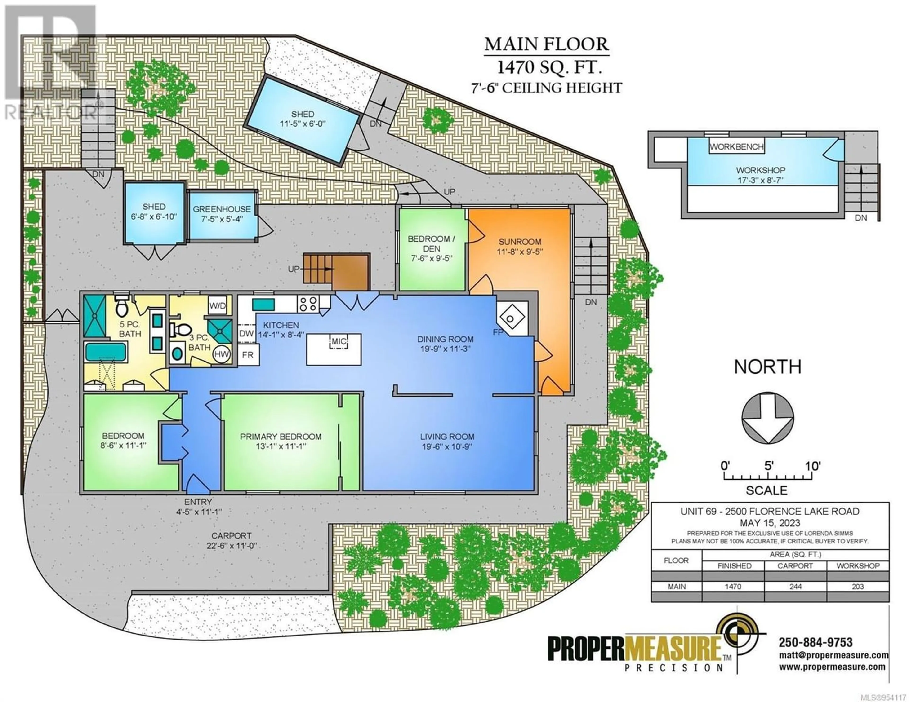 Floor plan for 68 2500 Florence Lake Rd, Langford British Columbia V9B4H2