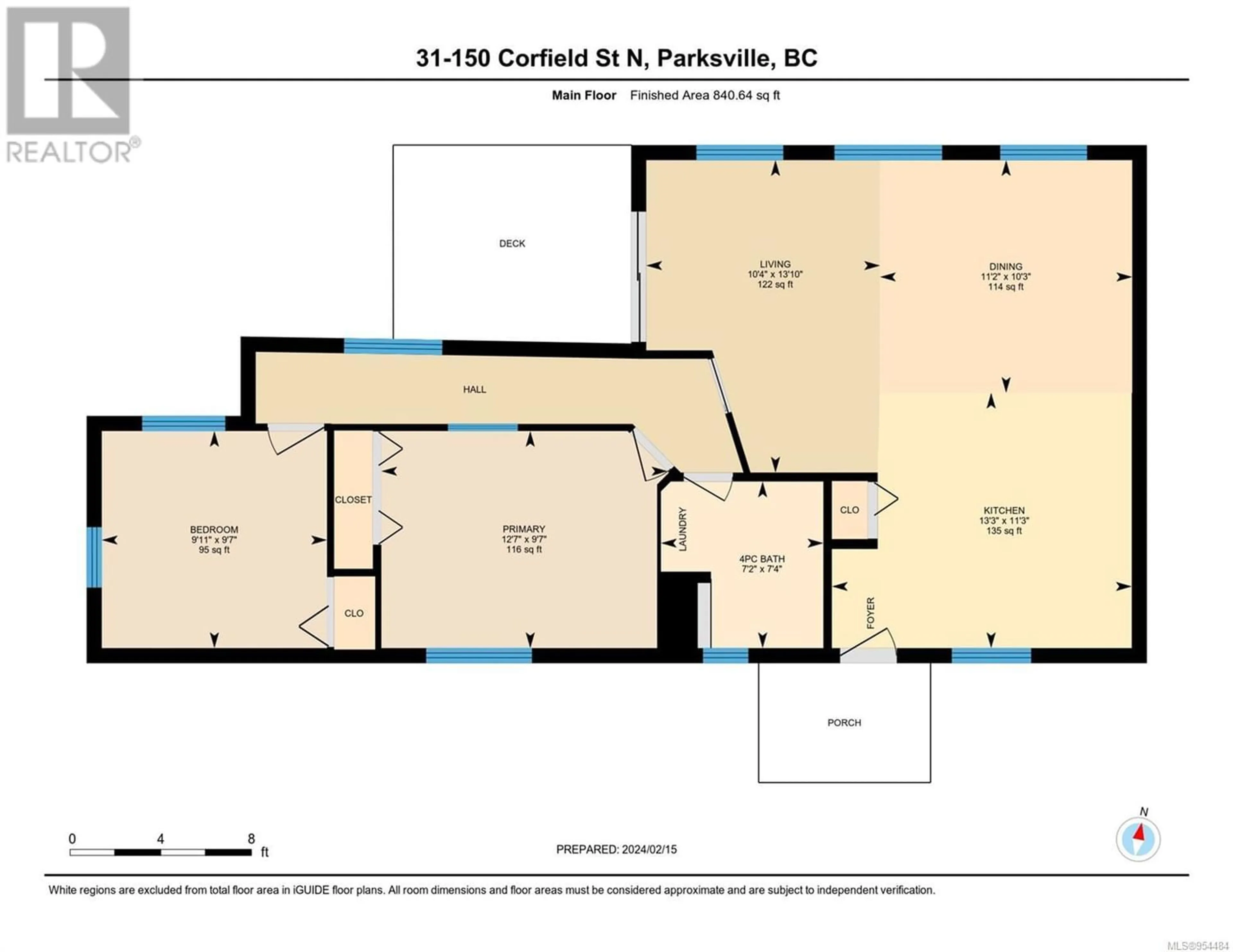 Floor plan for 31 150 Corfield Rd N, Parksville British Columbia V9P1N9