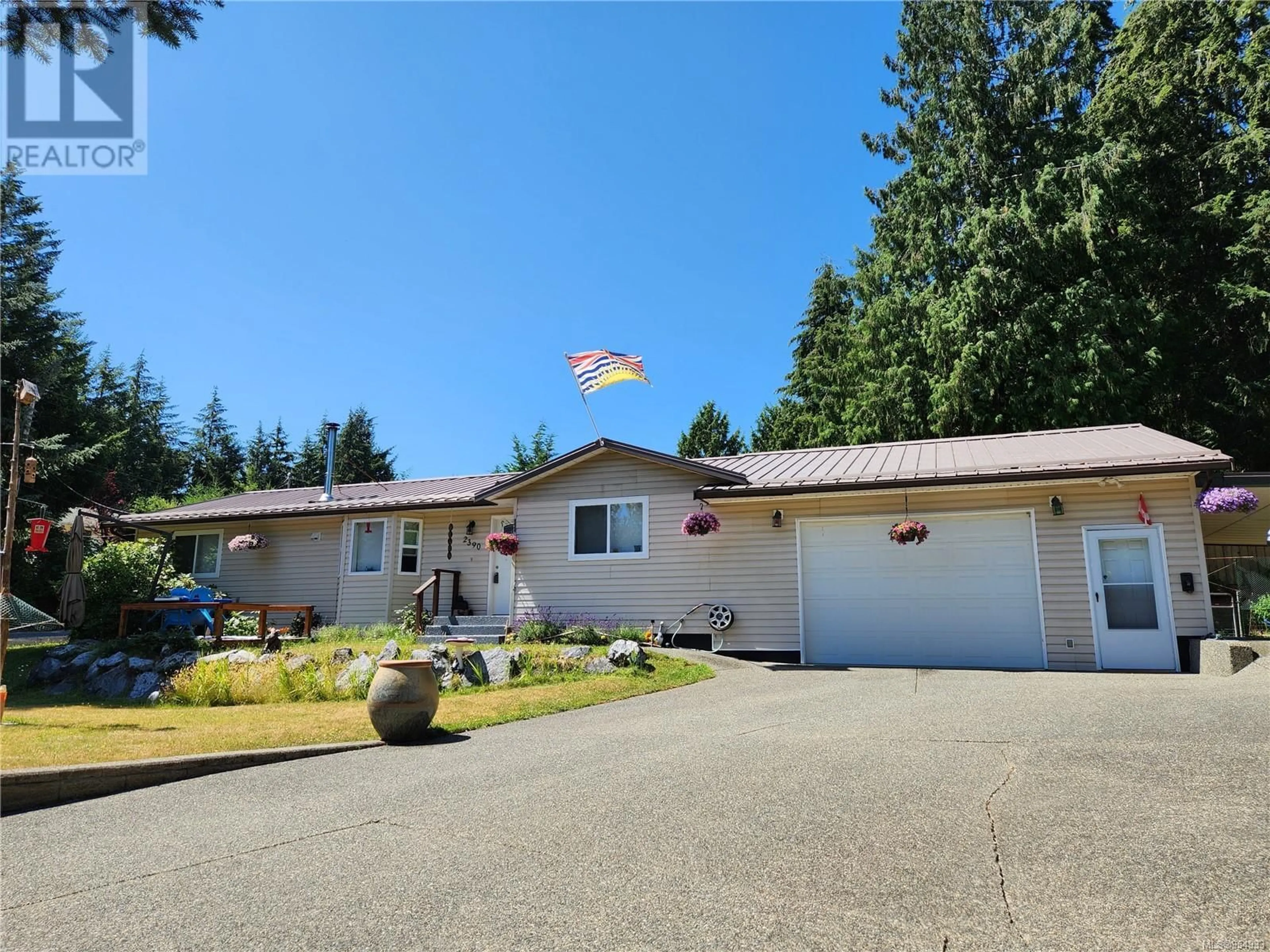 Frontside or backside of a home, the street view for 2390 Terrace Rd, Shawnigan Lake British Columbia V0R2W1