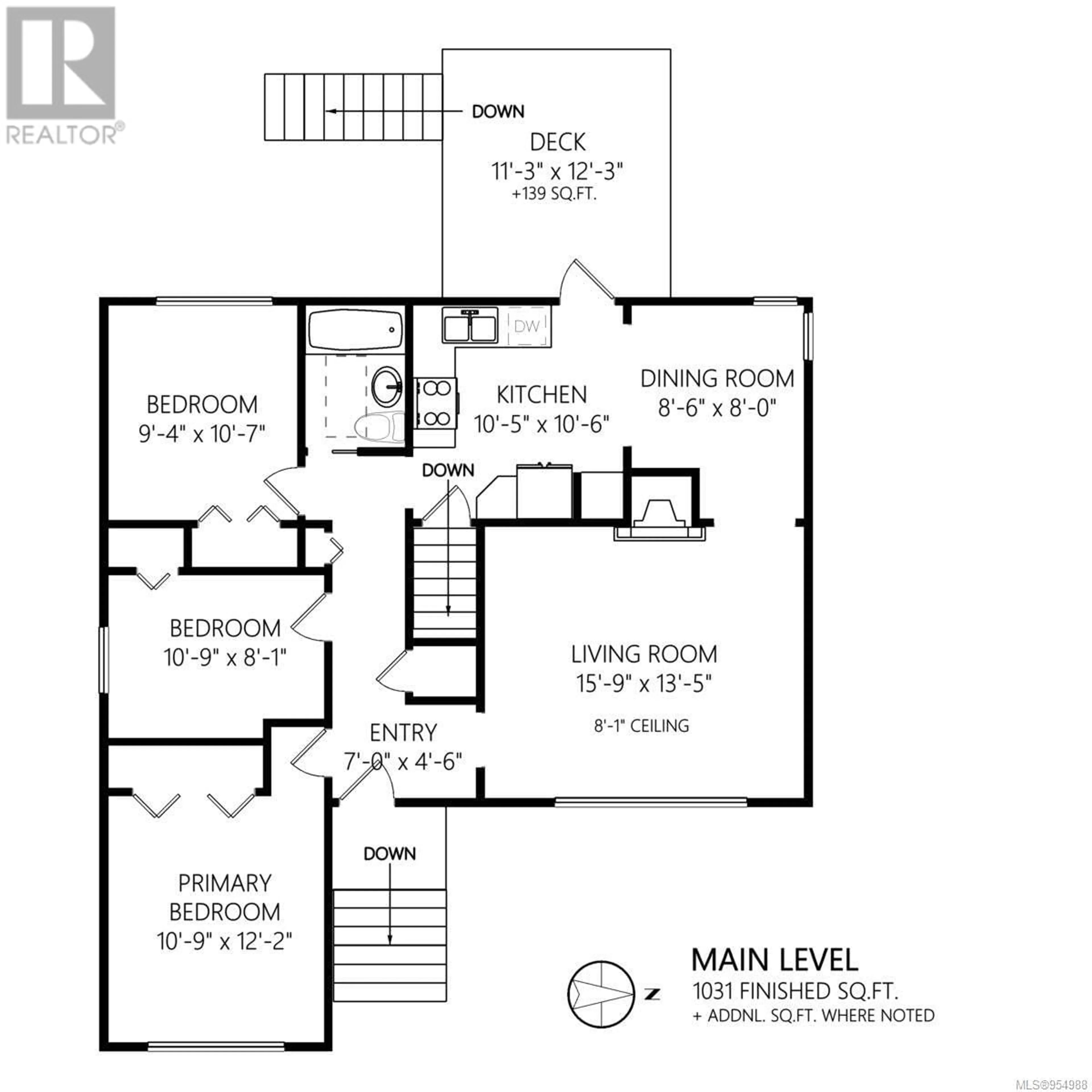 Floor plan for 2470 Cadboro Bay Rd, Oak Bay British Columbia V8R5H6