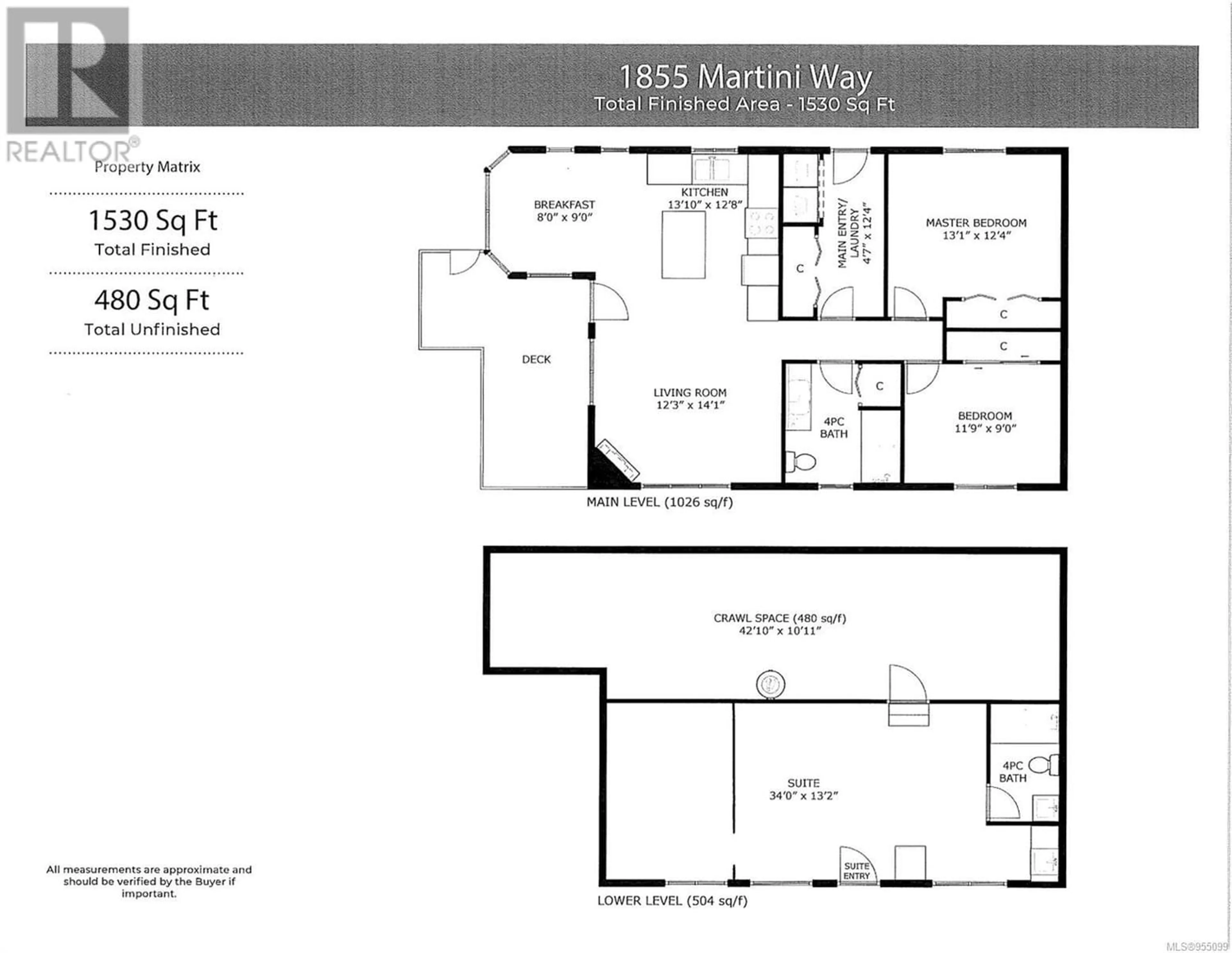 Floor plan for 1855 Martini Way, Qualicum Beach British Columbia V9K2S3