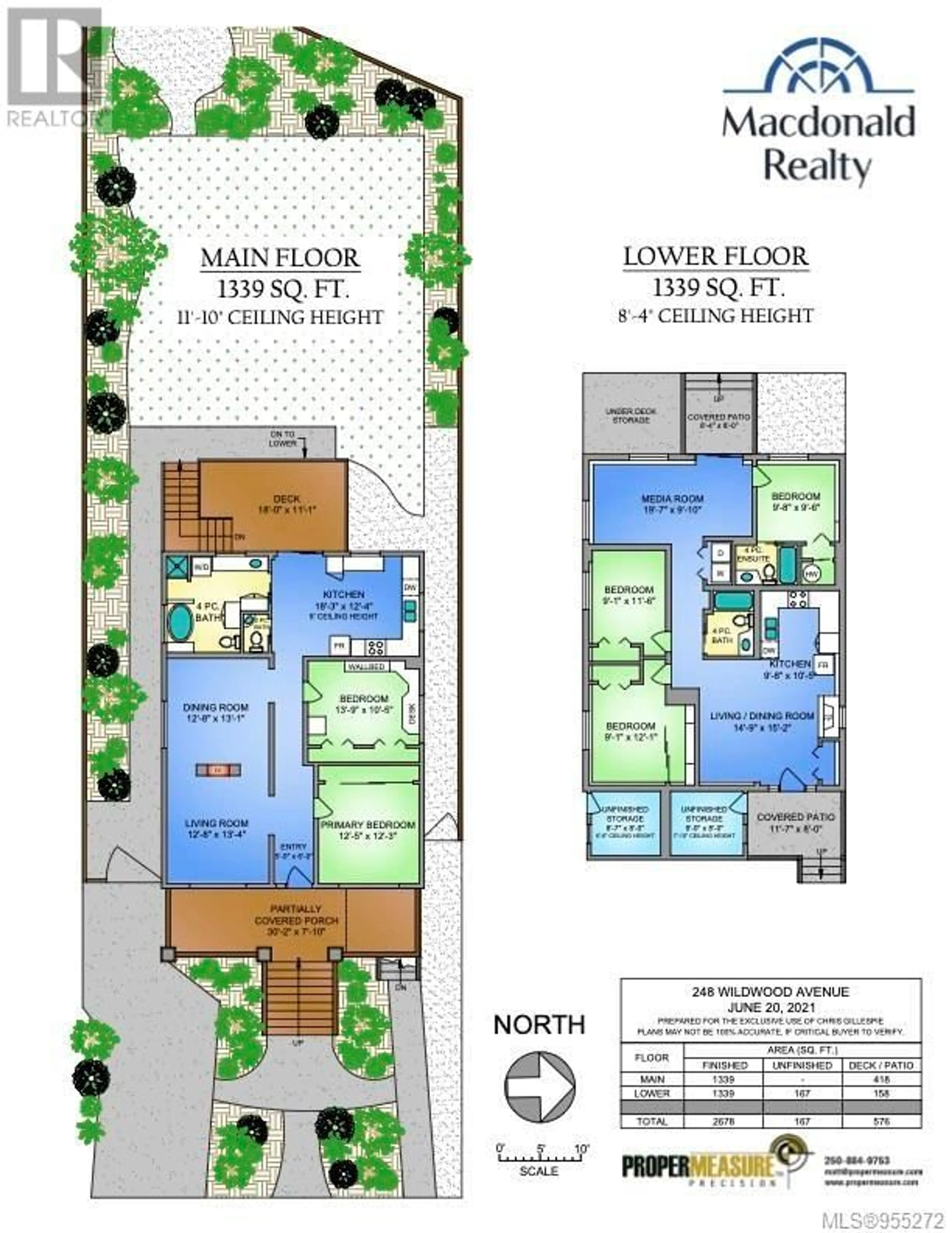 Floor plan for 248 Wildwood Ave, Victoria British Columbia V8S3W3