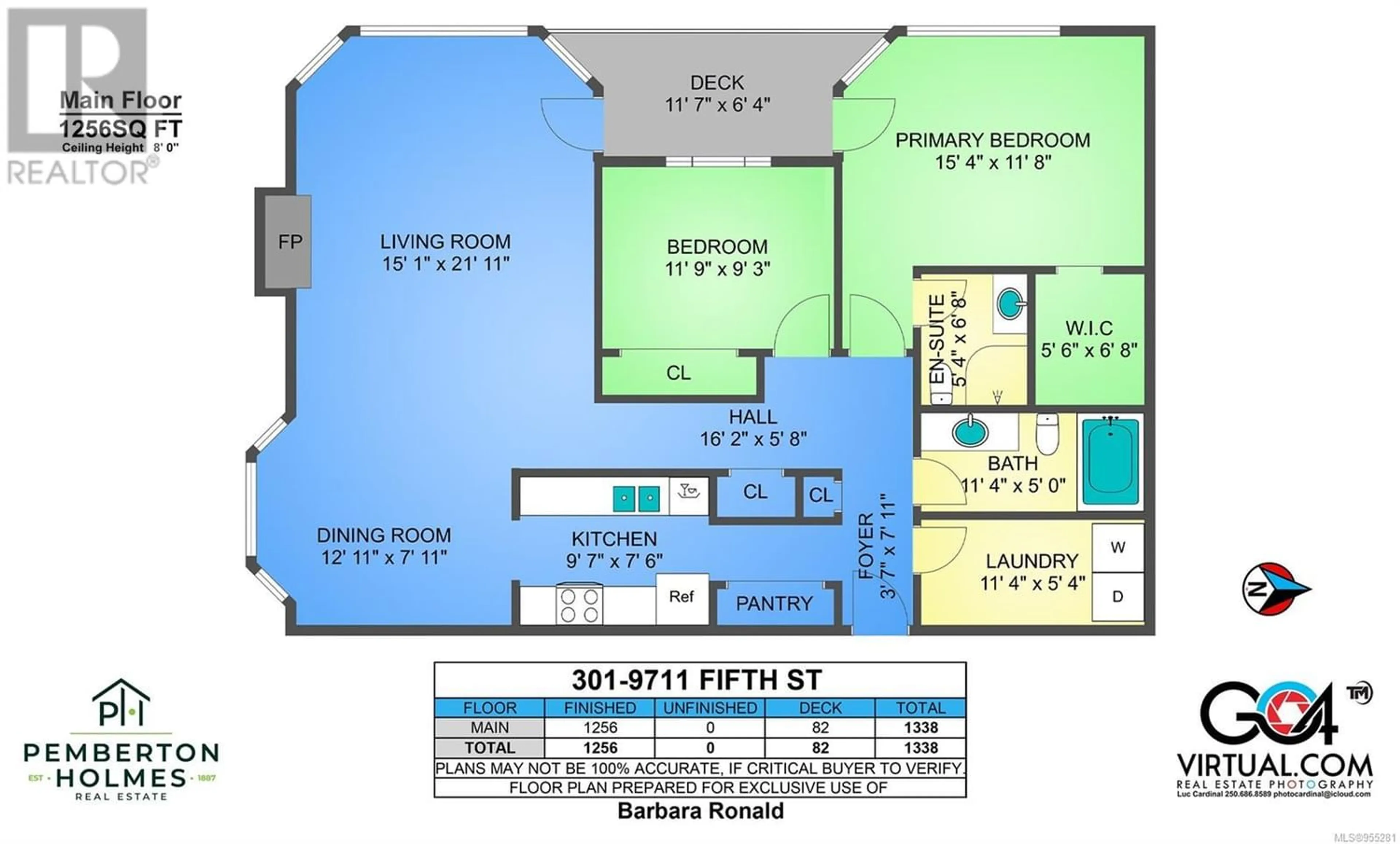 Floor plan for 301 9711 Fifth St, Sidney British Columbia V8L1W9