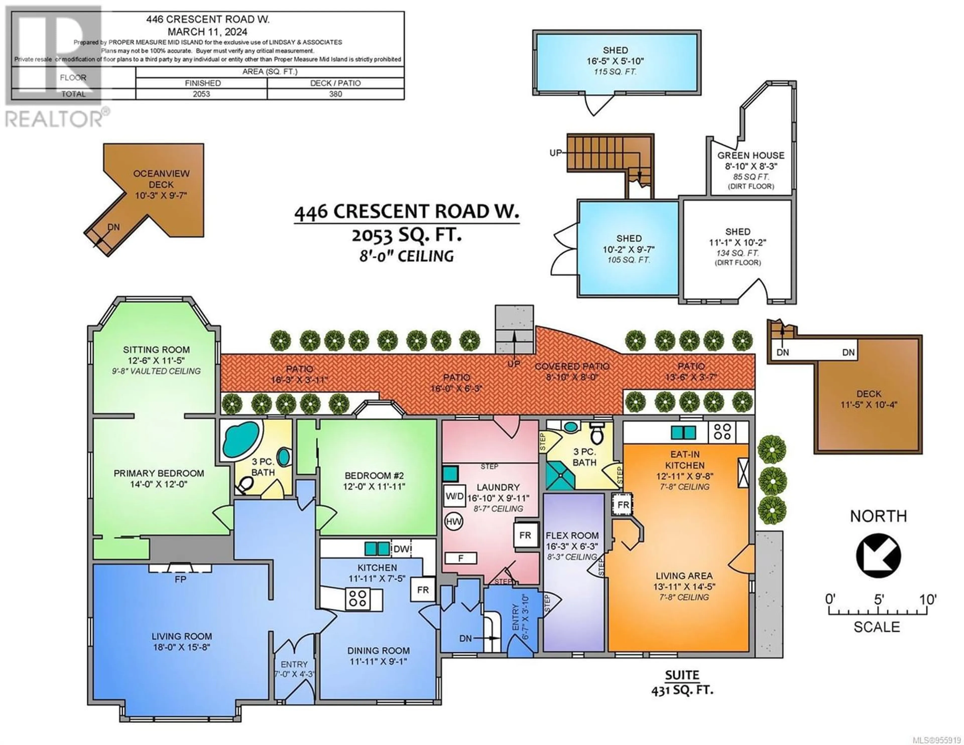 Floor plan for 446 Crescent Rd W, Qualicum Beach British Columbia V9K1J5