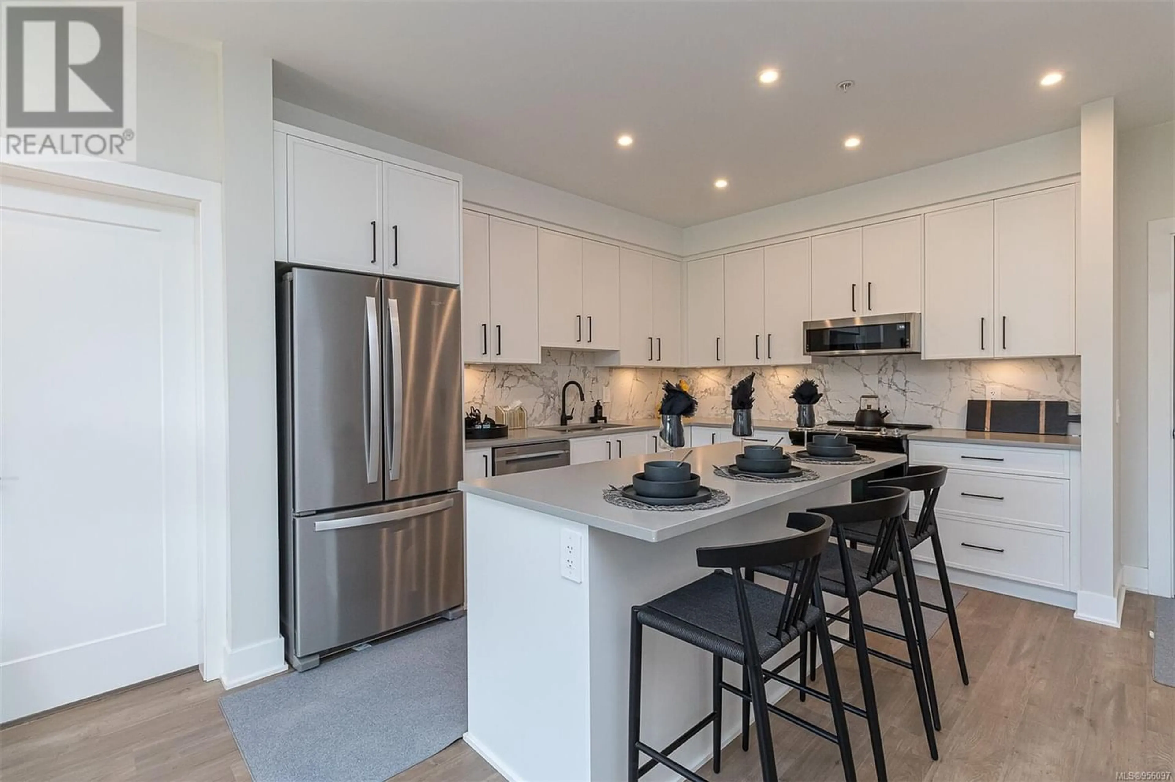 Open concept kitchen for 615 1361 Goldstream Ave, Langford British Columbia V9B7B4