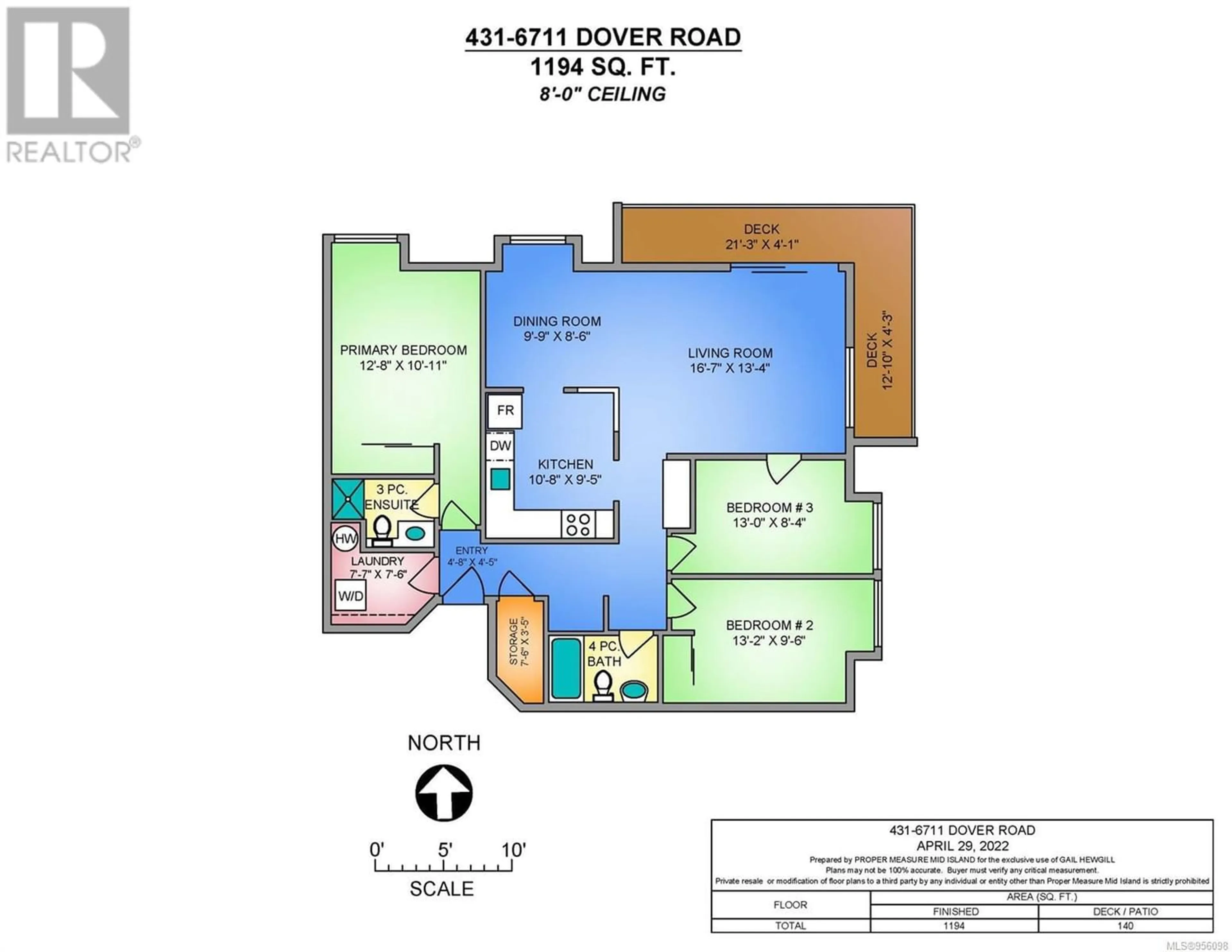 Floor plan for 431 6711 Dover Rd, Nanaimo British Columbia V9V1L9