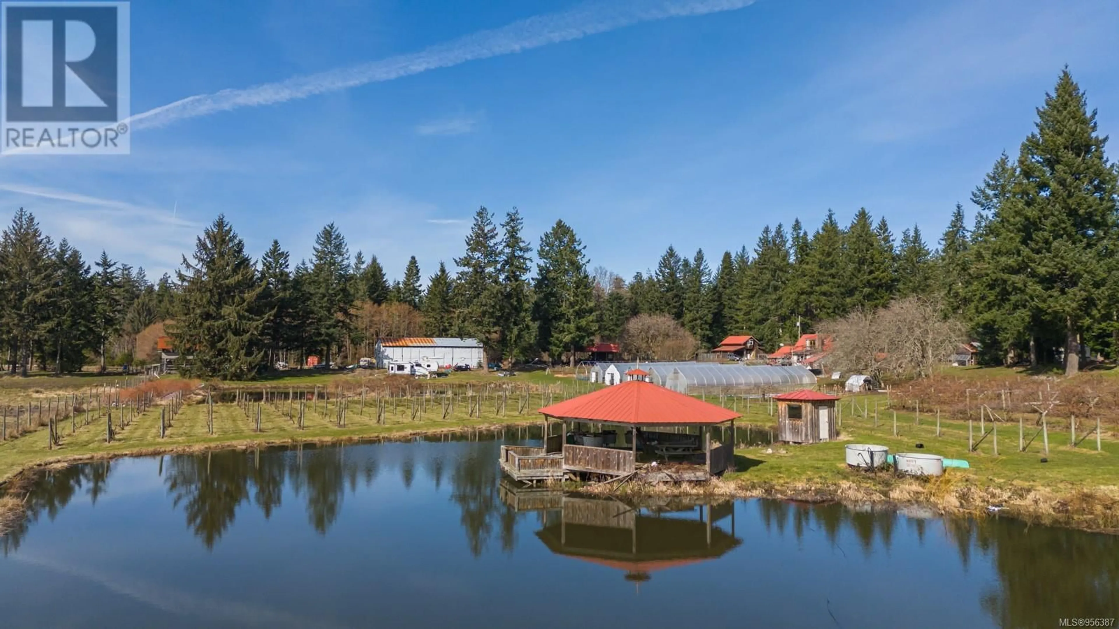 A pic from outside/outdoor area/front of a property/back of a property/a pic from drone, water/lake/river/ocean view for 243 CAPE MUDGE ROAD, Quadra Island British Columbia V0P1N0