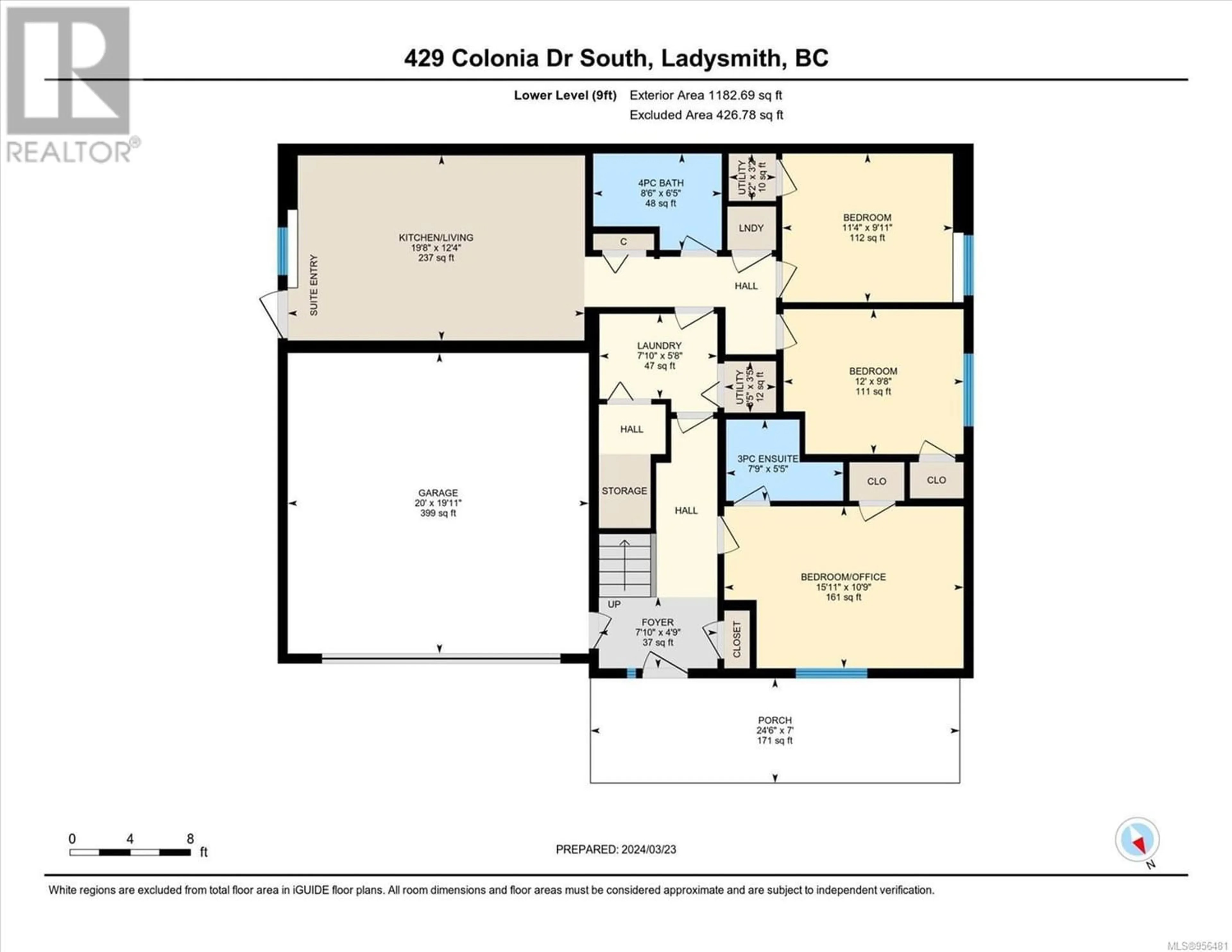 Floor plan for 429 Colonia Dr S, Ladysmith British Columbia V9G0B8