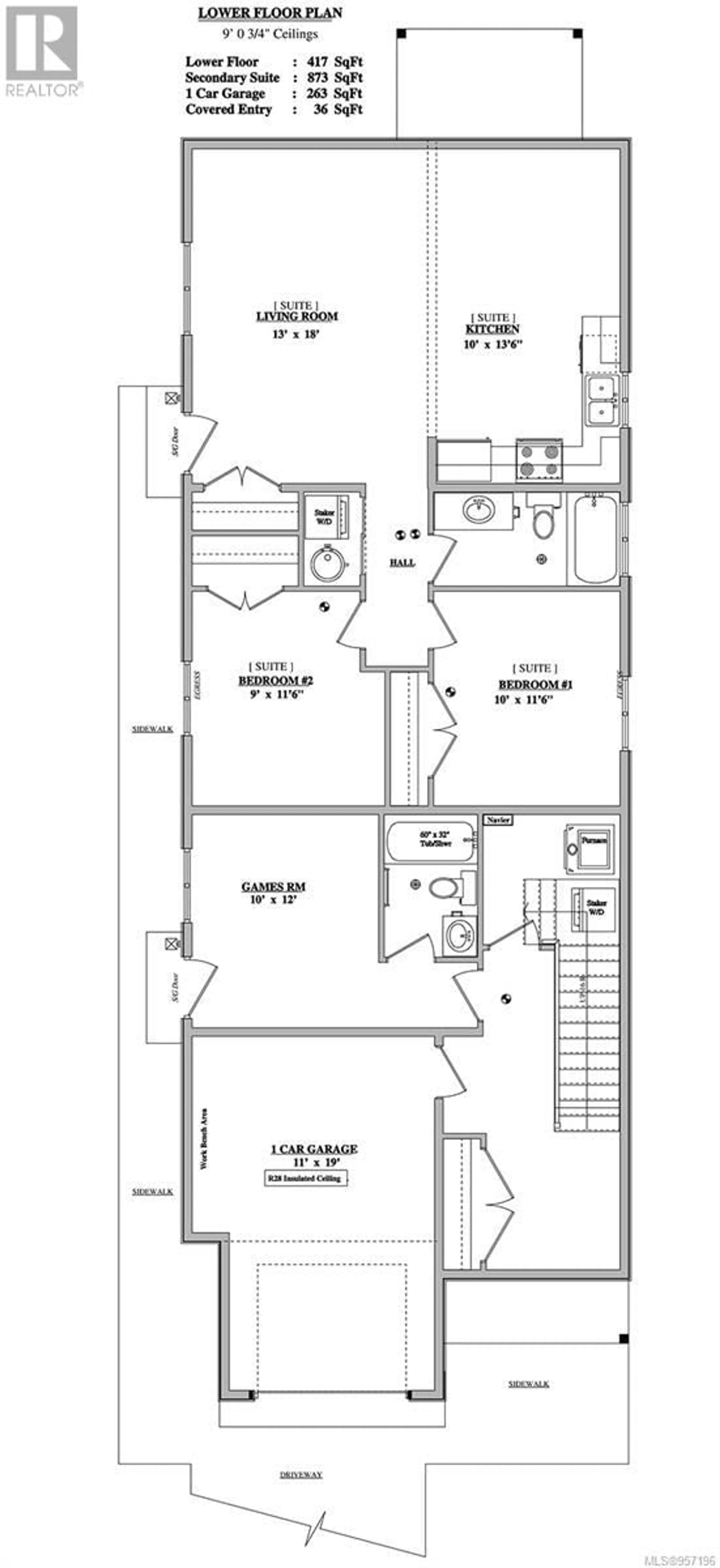 Floor plan for 2397 Barclay Rd, Nanaimo British Columbia V9T3J8