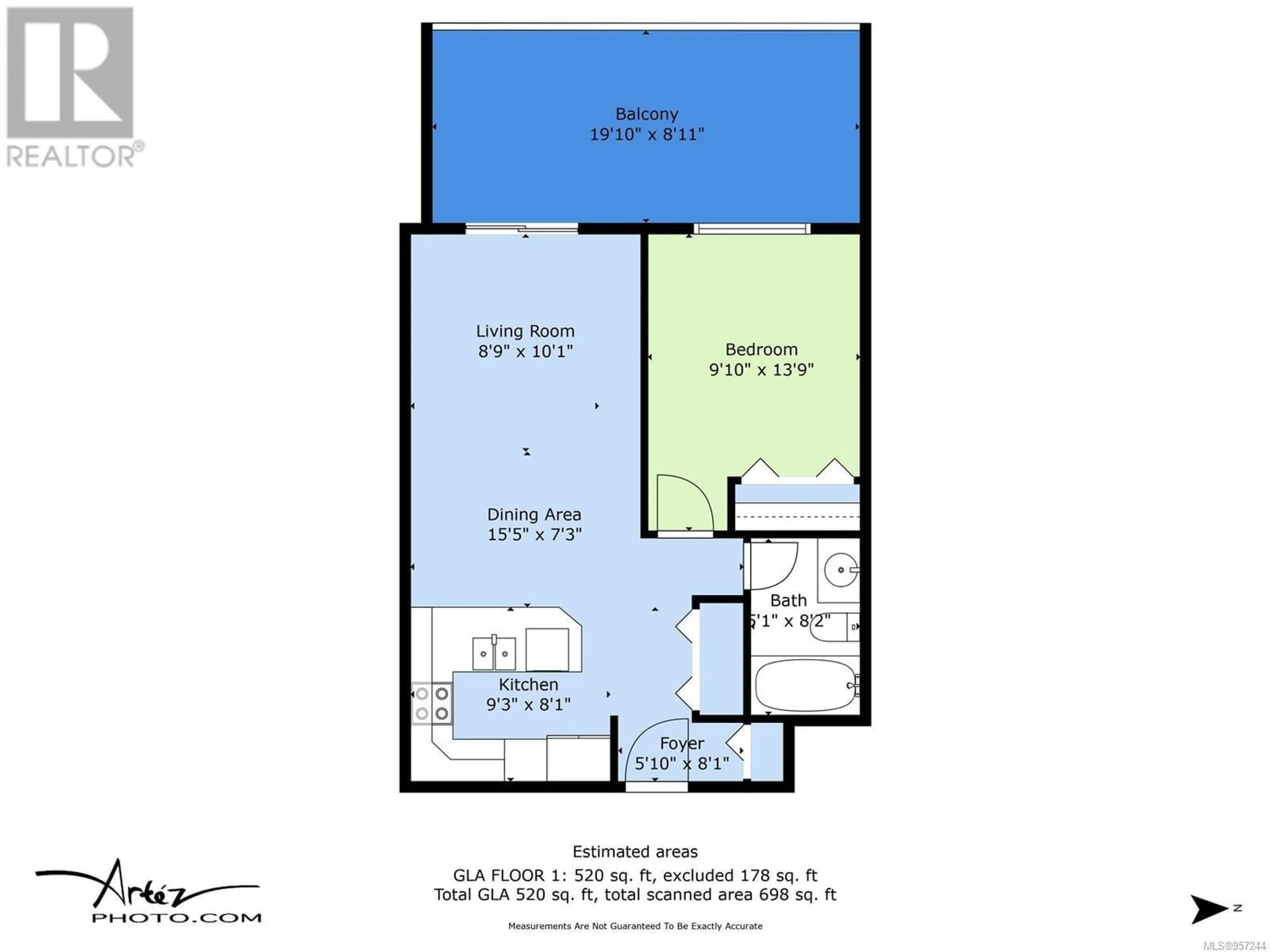 Floor plan for 208 1900 Tulsa Rd, Nanaimo British Columbia V9S2N2