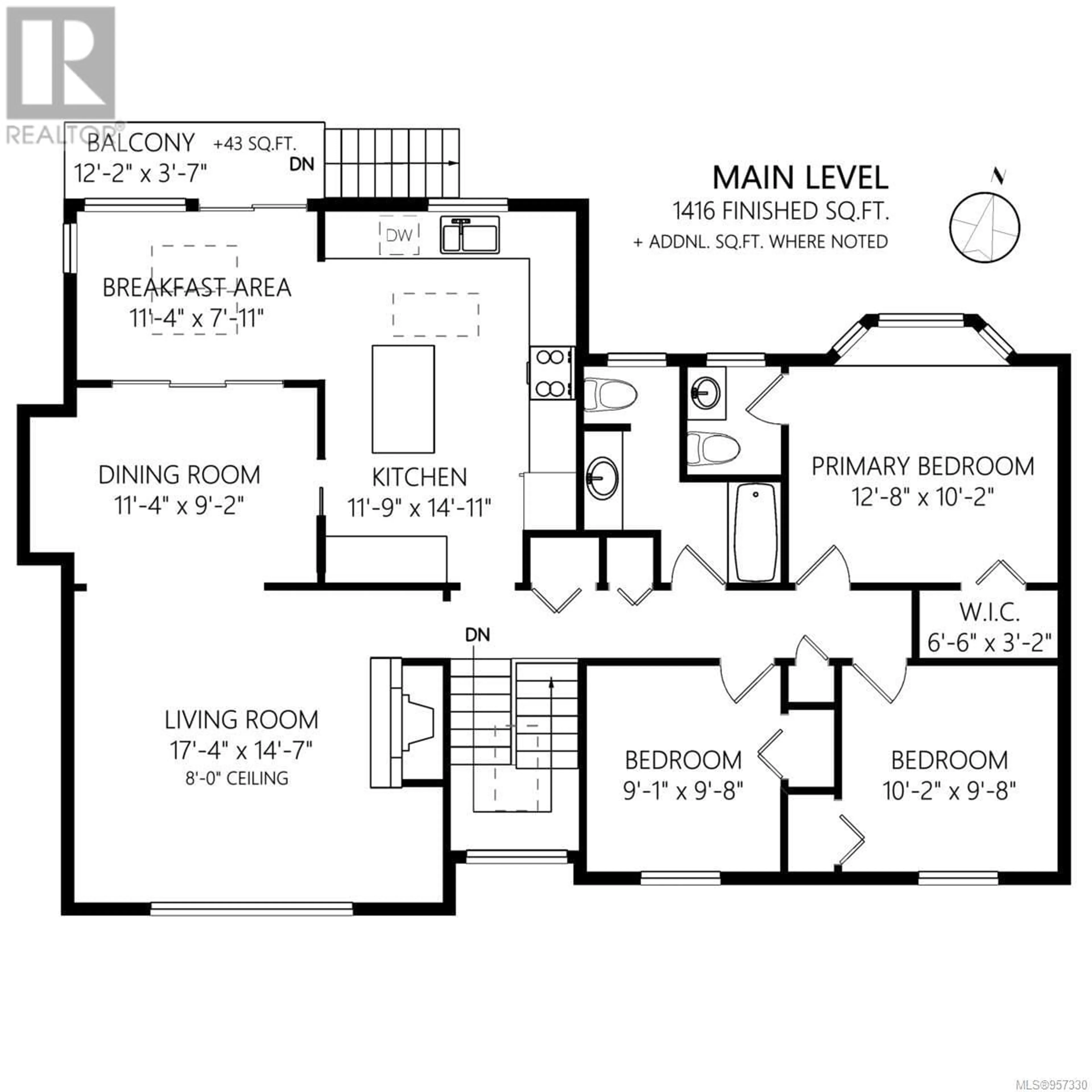 Floor plan for 687 Polyanthus Cres, Saanich British Columbia V8Z2J3