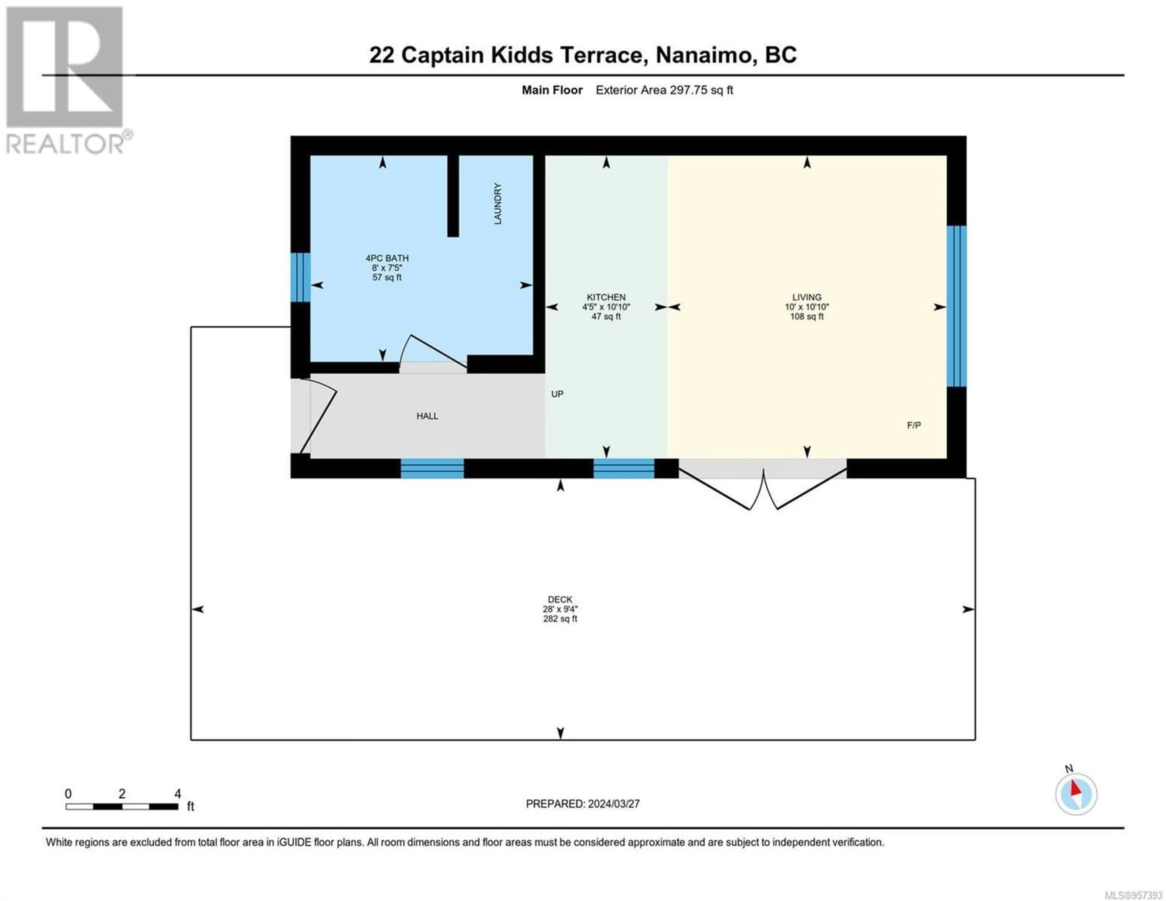 Floor plan for 22 Captain Kidds Terr, Protection Island British Columbia V9R6R1