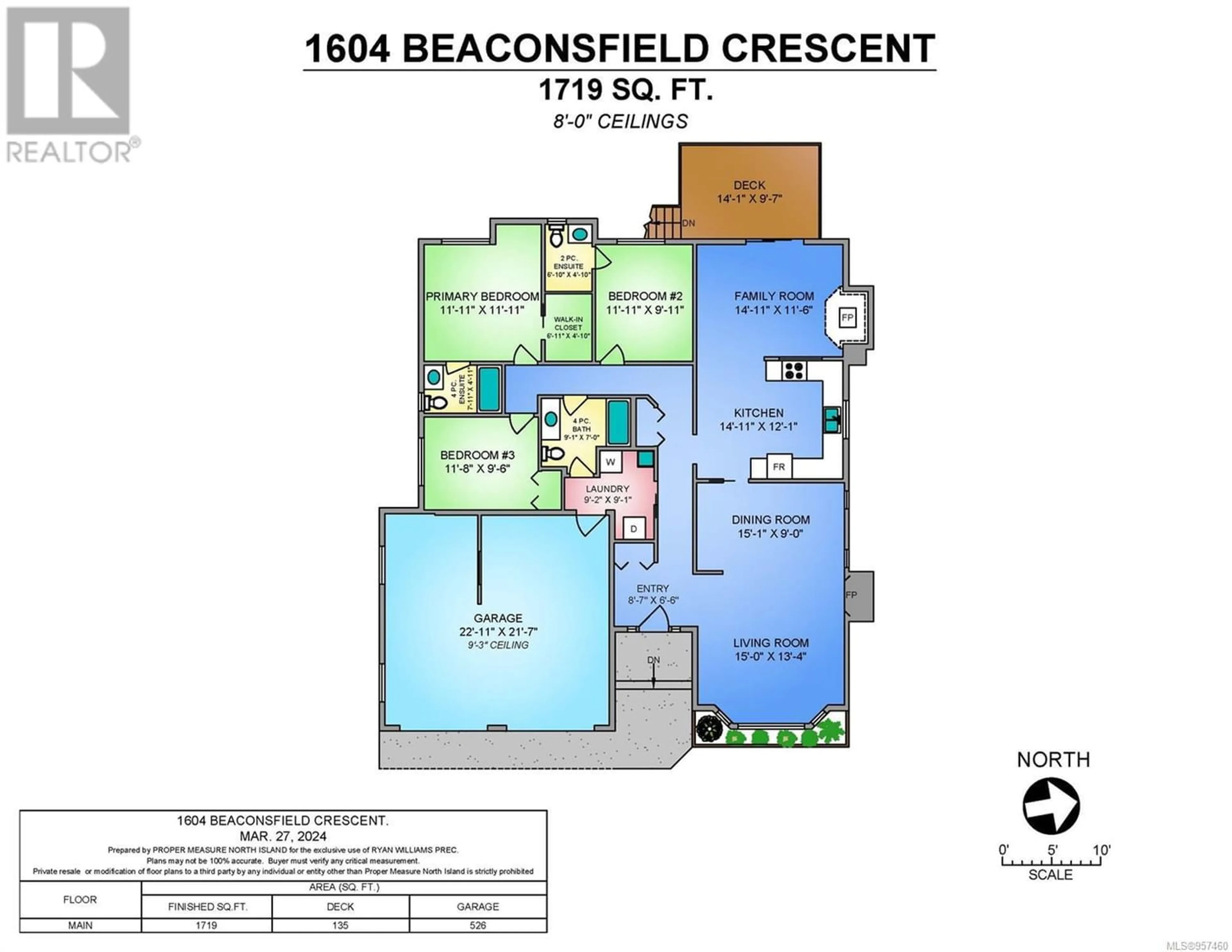 Floor plan for 1604 Beaconsfield Cres, Comox British Columbia V9M1B4