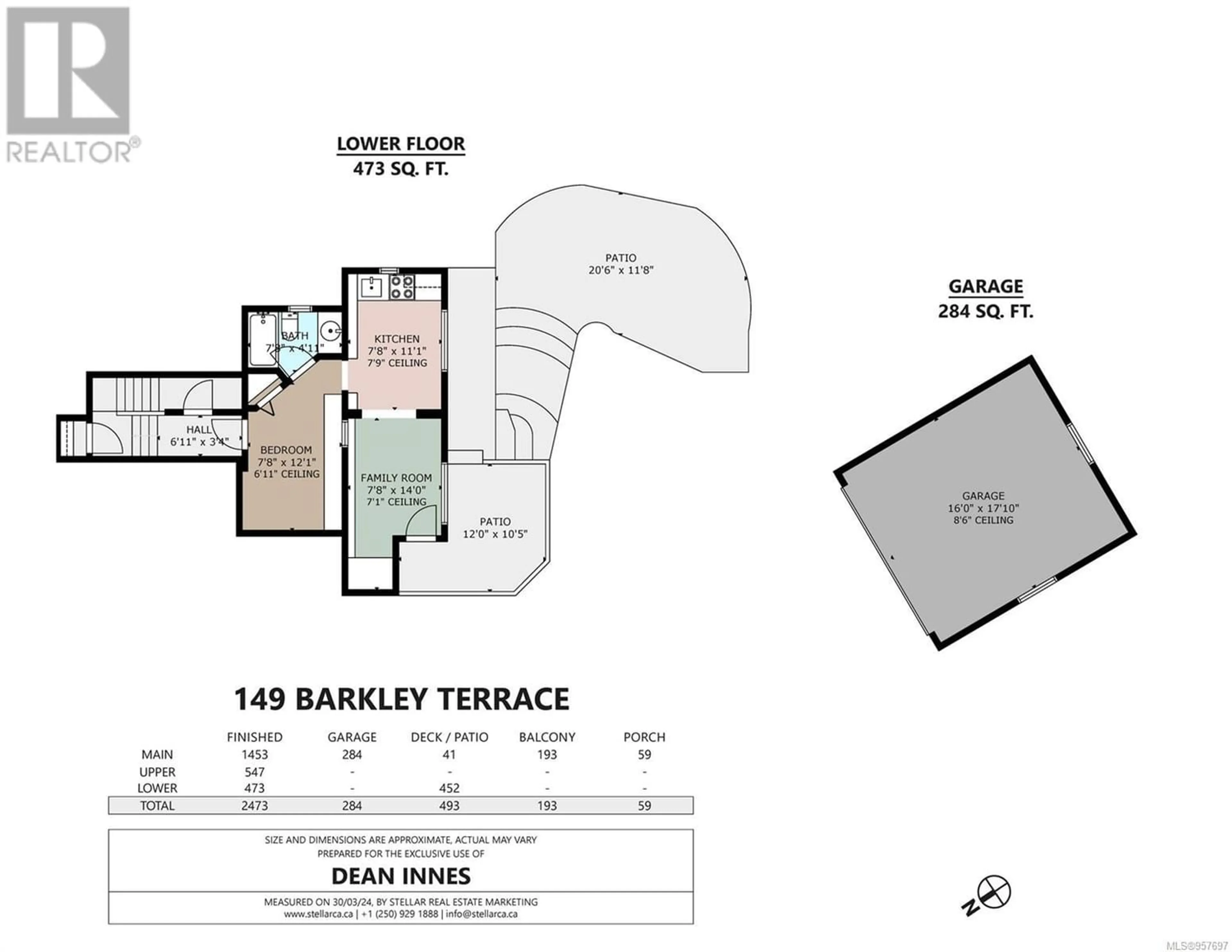 Floor plan for 149 Barkley Terr, Oak Bay British Columbia V8S2J5