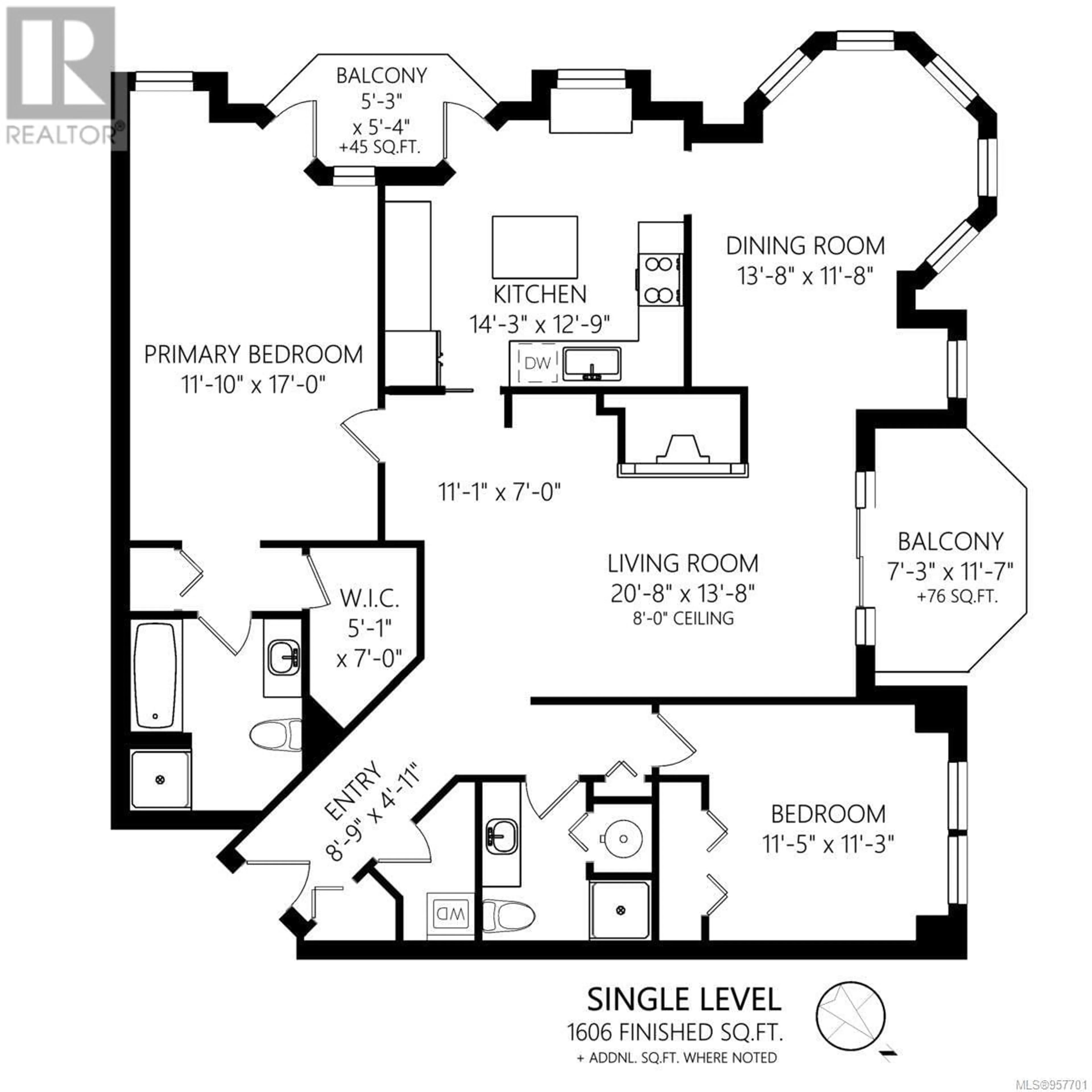 Floor plan for 305 11 Cooperage Pl, Victoria British Columbia V9A7J9