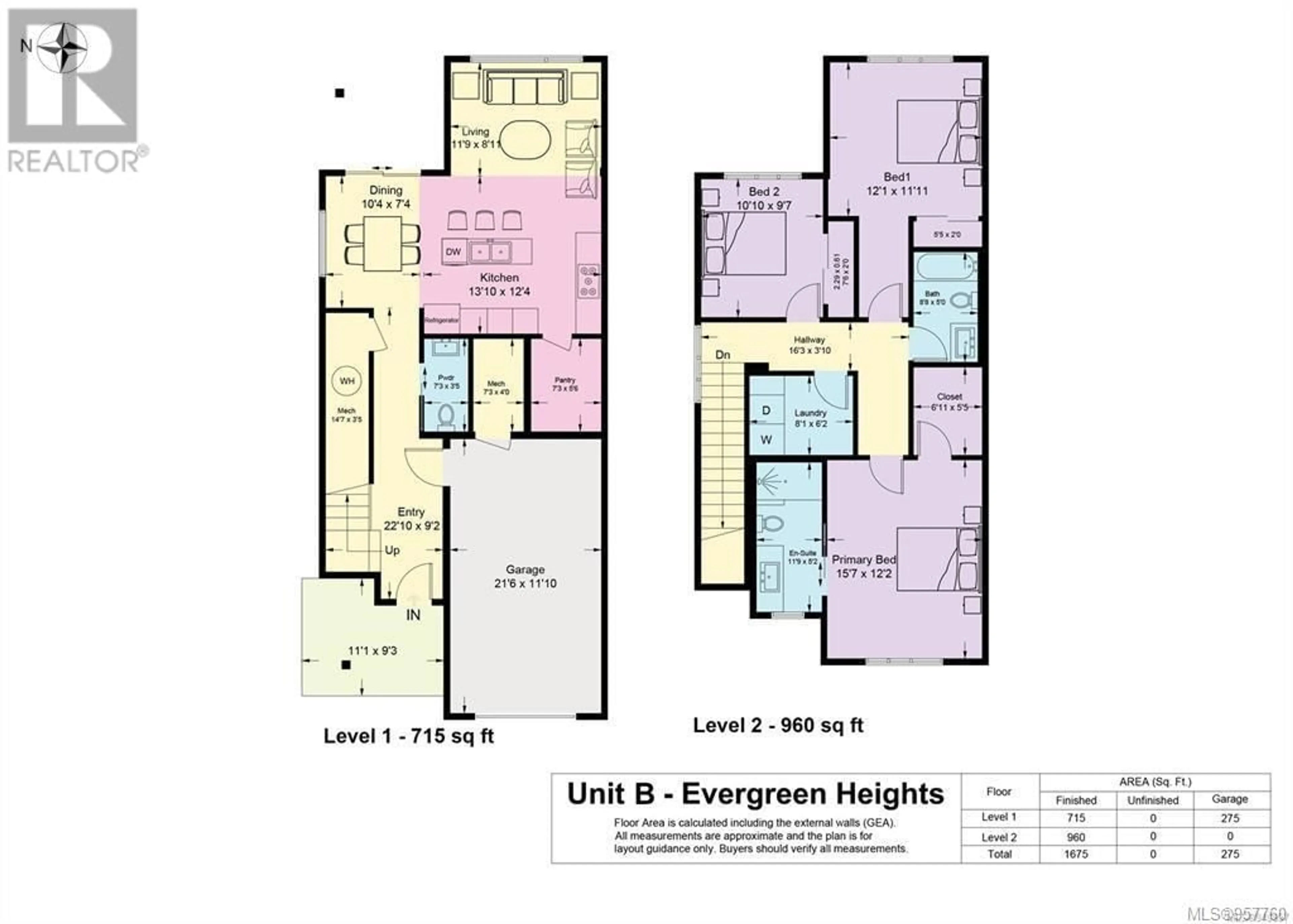 Floor plan for 2 1090 Evergreen Rd, Campbell River British Columbia V9W3R9
