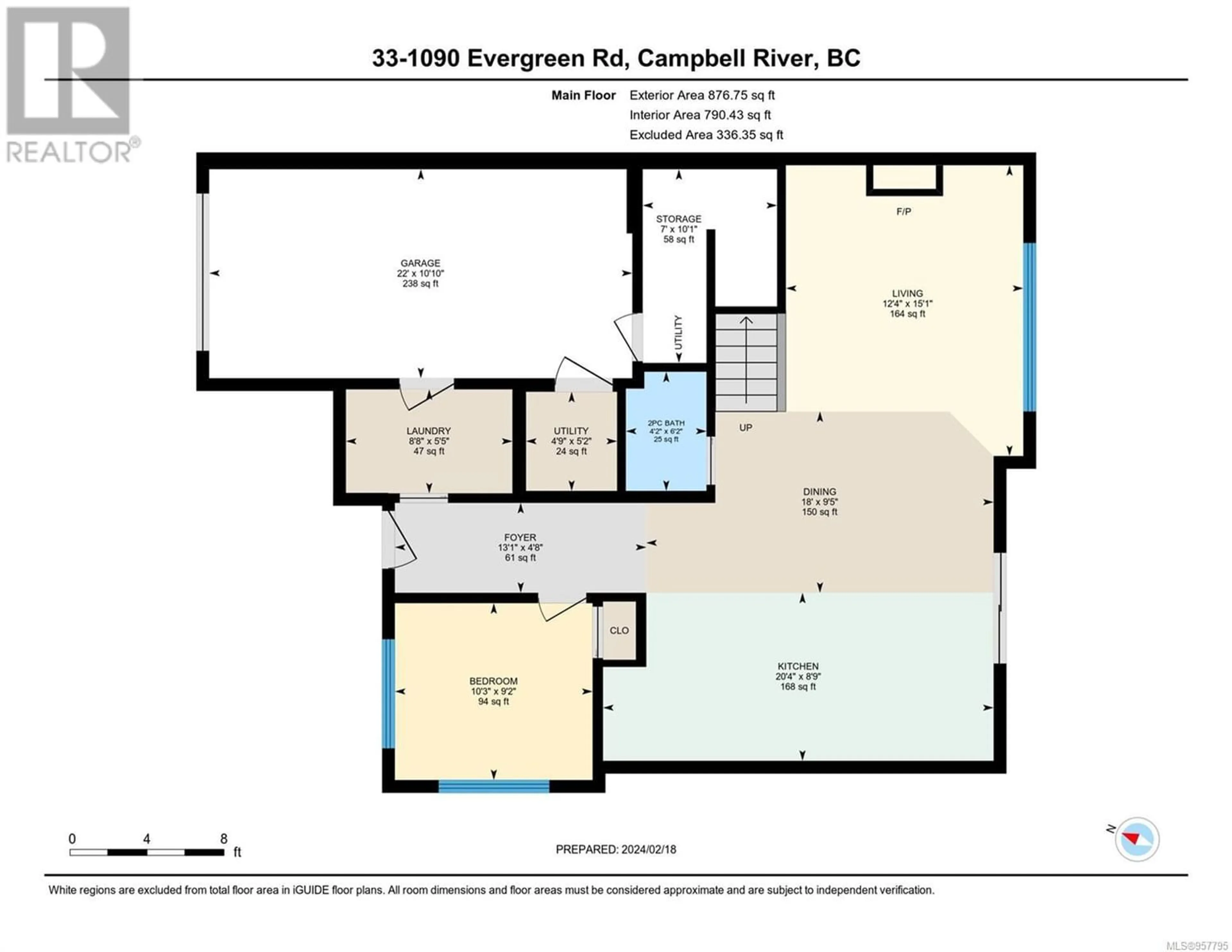 Floor plan for 33 1090 Evergreen Rd, Campbell River British Columbia V9W3R9