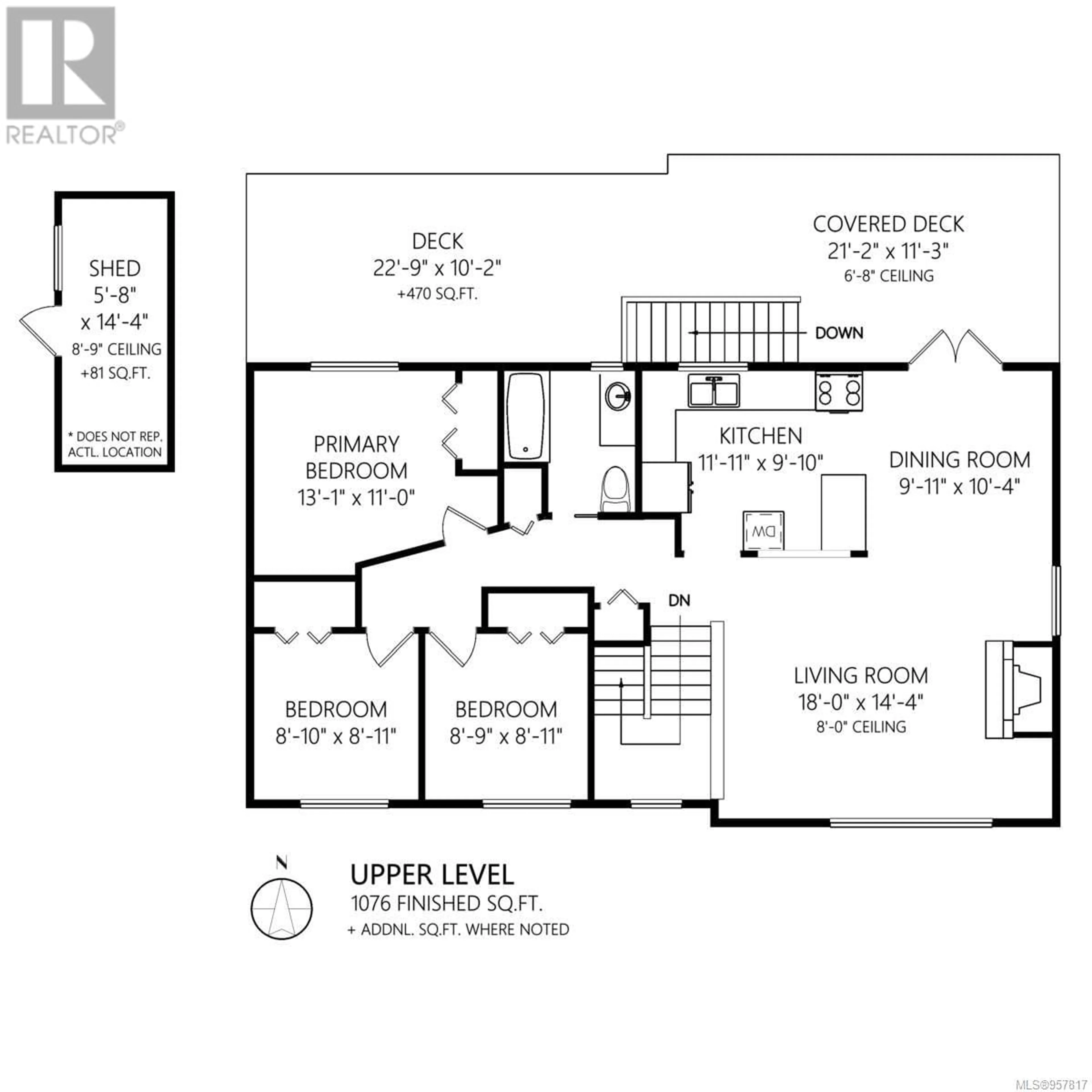 Floor plan for 1816 Meadowlark Cres, Nanaimo British Columbia V9X1G6