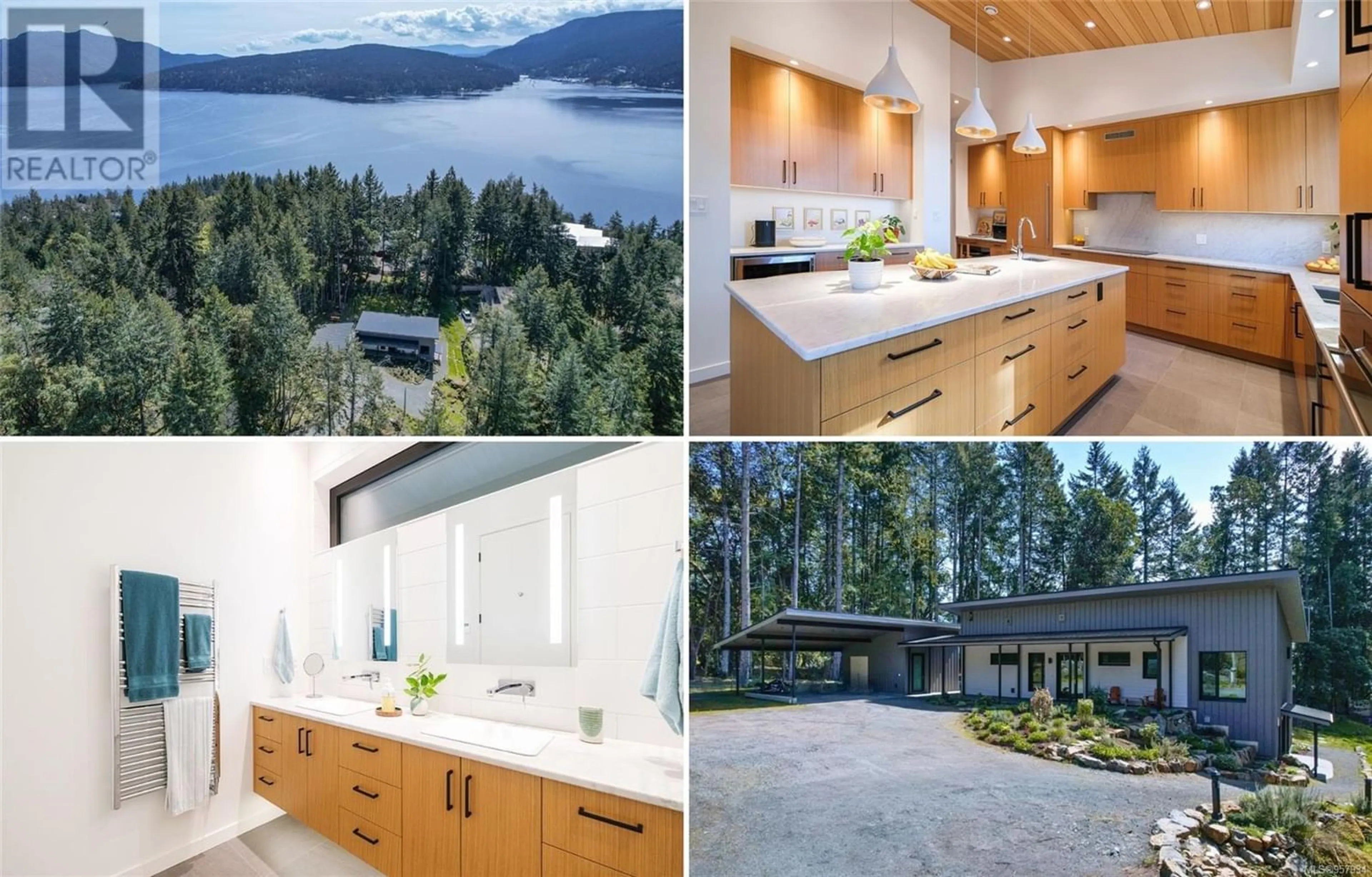 Contemporary kitchen, wood floors, mountain for 526 Maple Mountain Rd, Duncan British Columbia V9L5X7