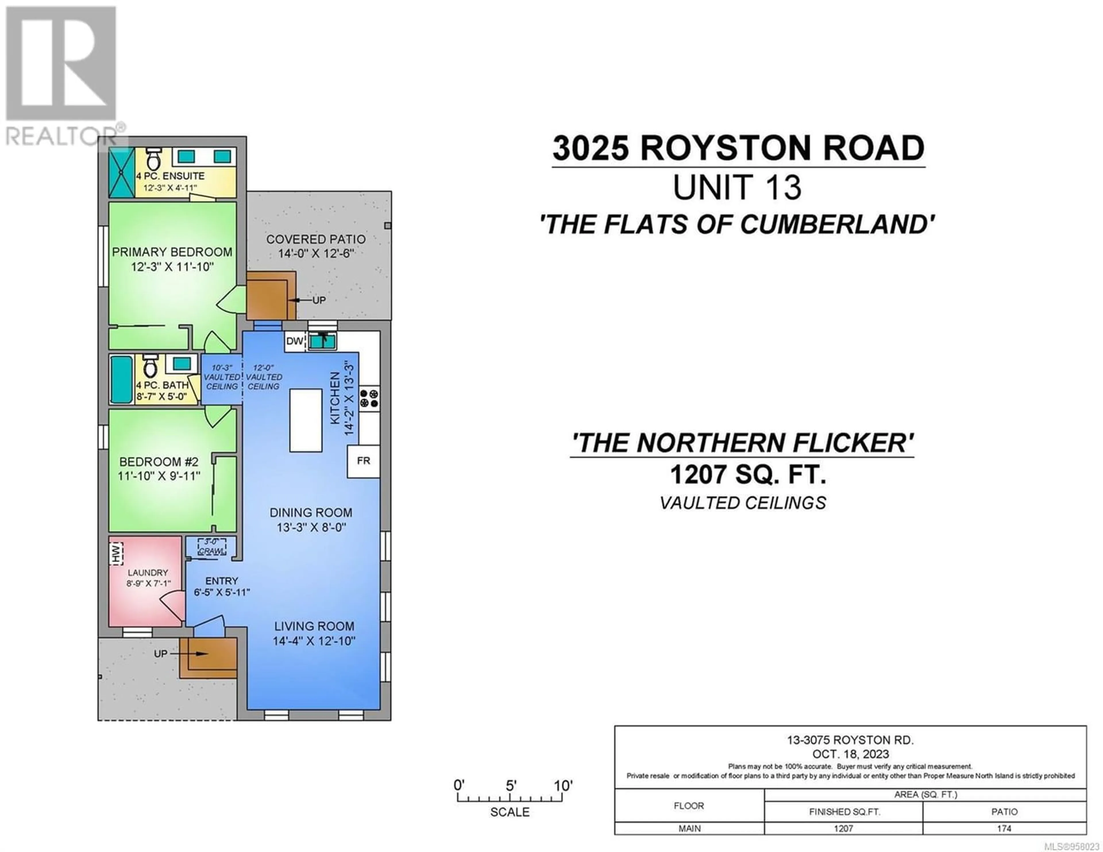 Floor plan for 9 3025 Royston Rd, Cumberland British Columbia V0R1S0