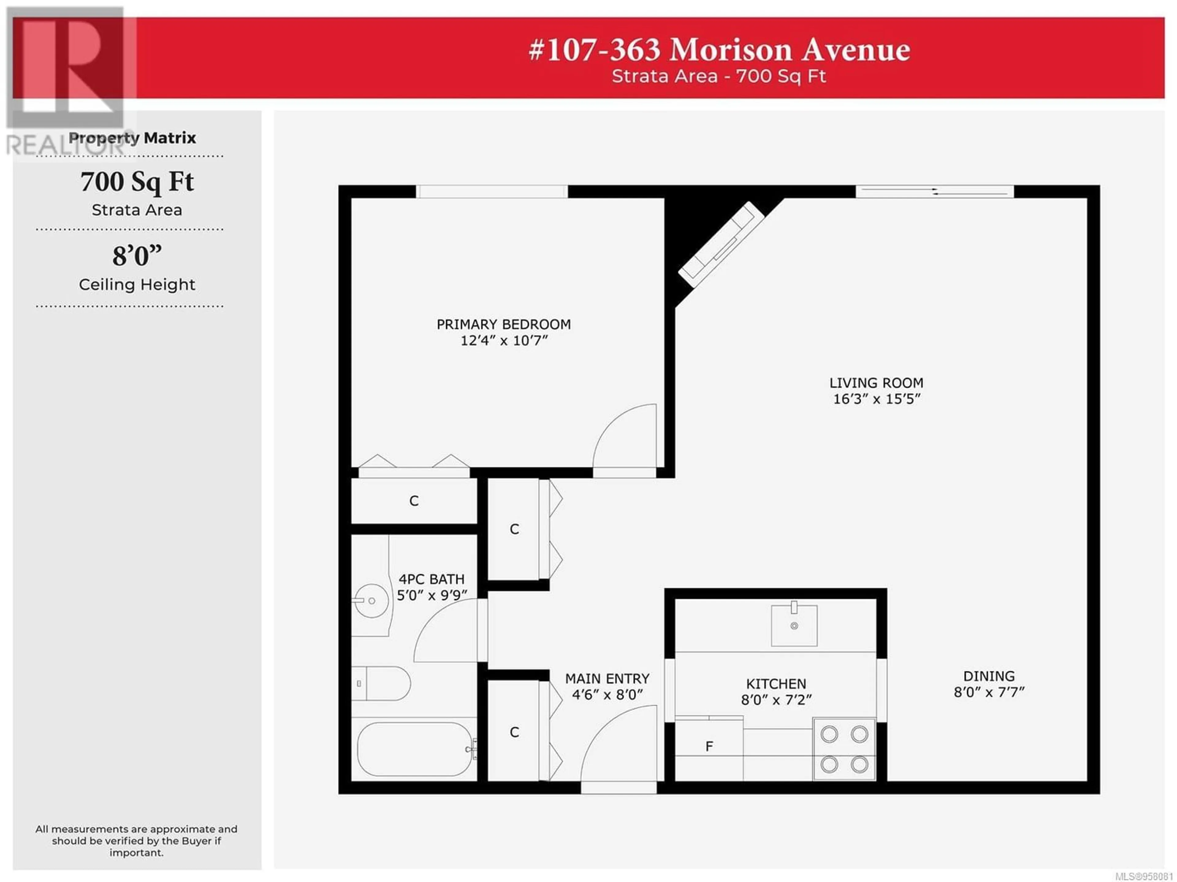 Floor plan for 107 363 Morison Ave, Parksville British Columbia V9P1P4