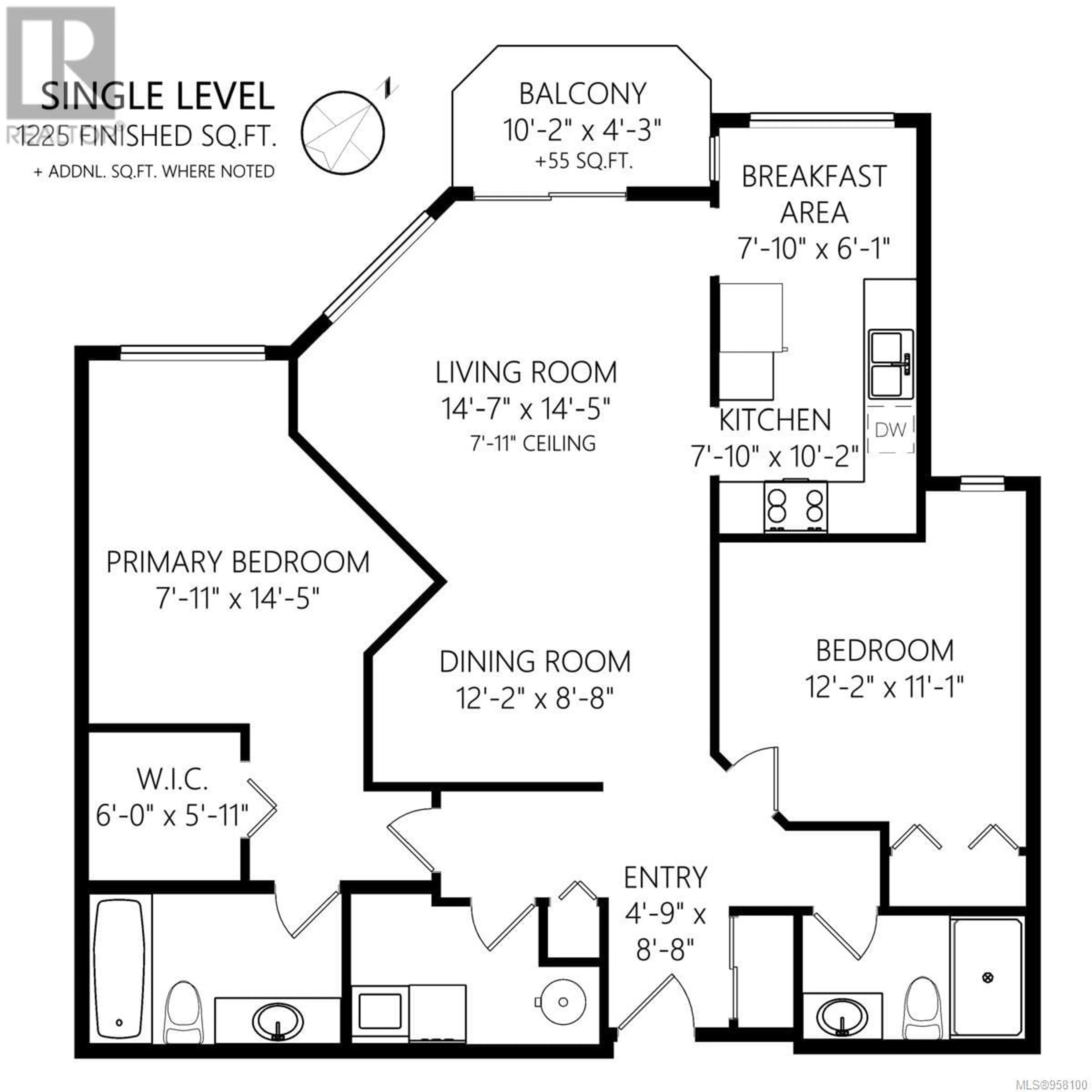 Floor plan for 3185 2600 Ferguson Rd, Central Saanich British Columbia V8M2C1