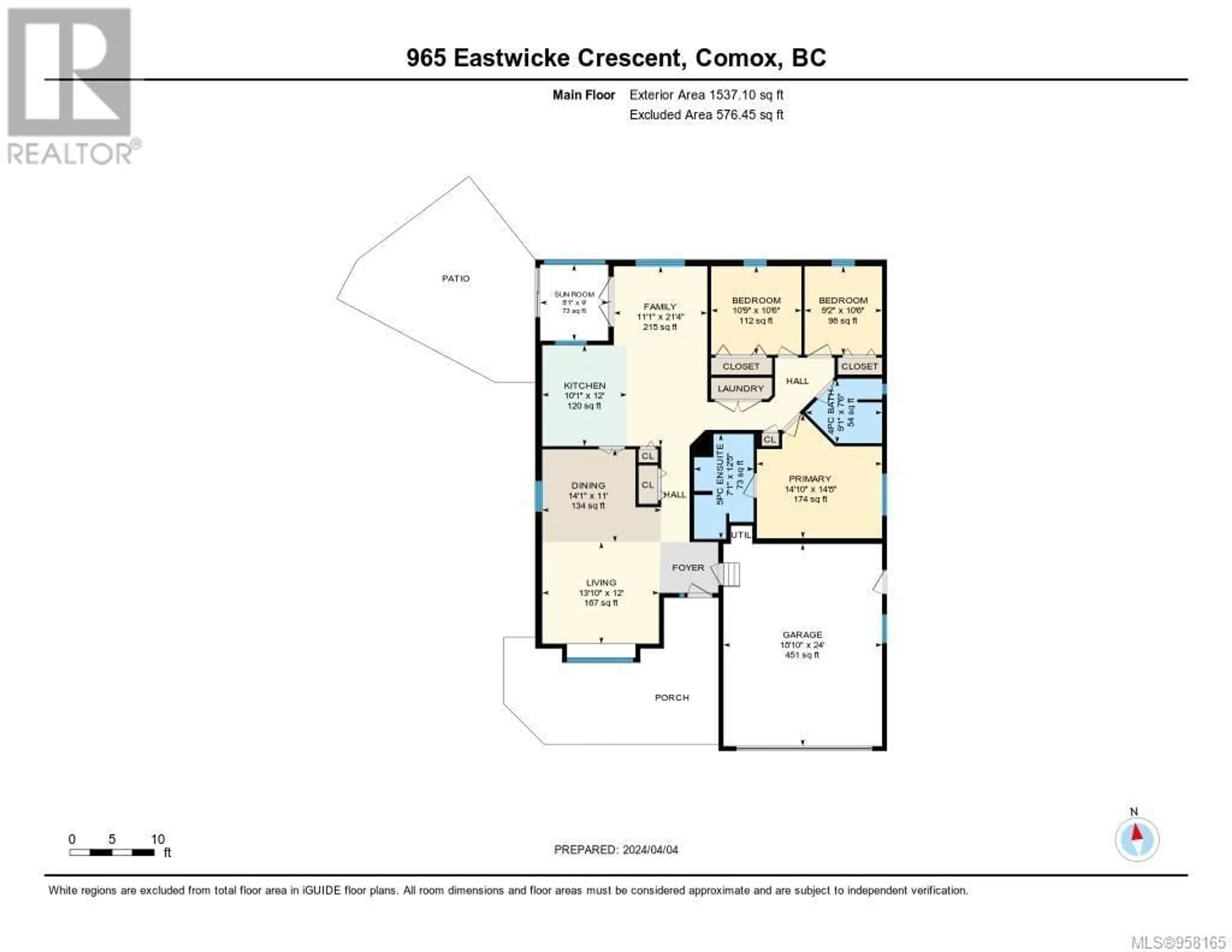 Floor plan for 965 Eastwicke Cres, Comox British Columbia V9M1B2