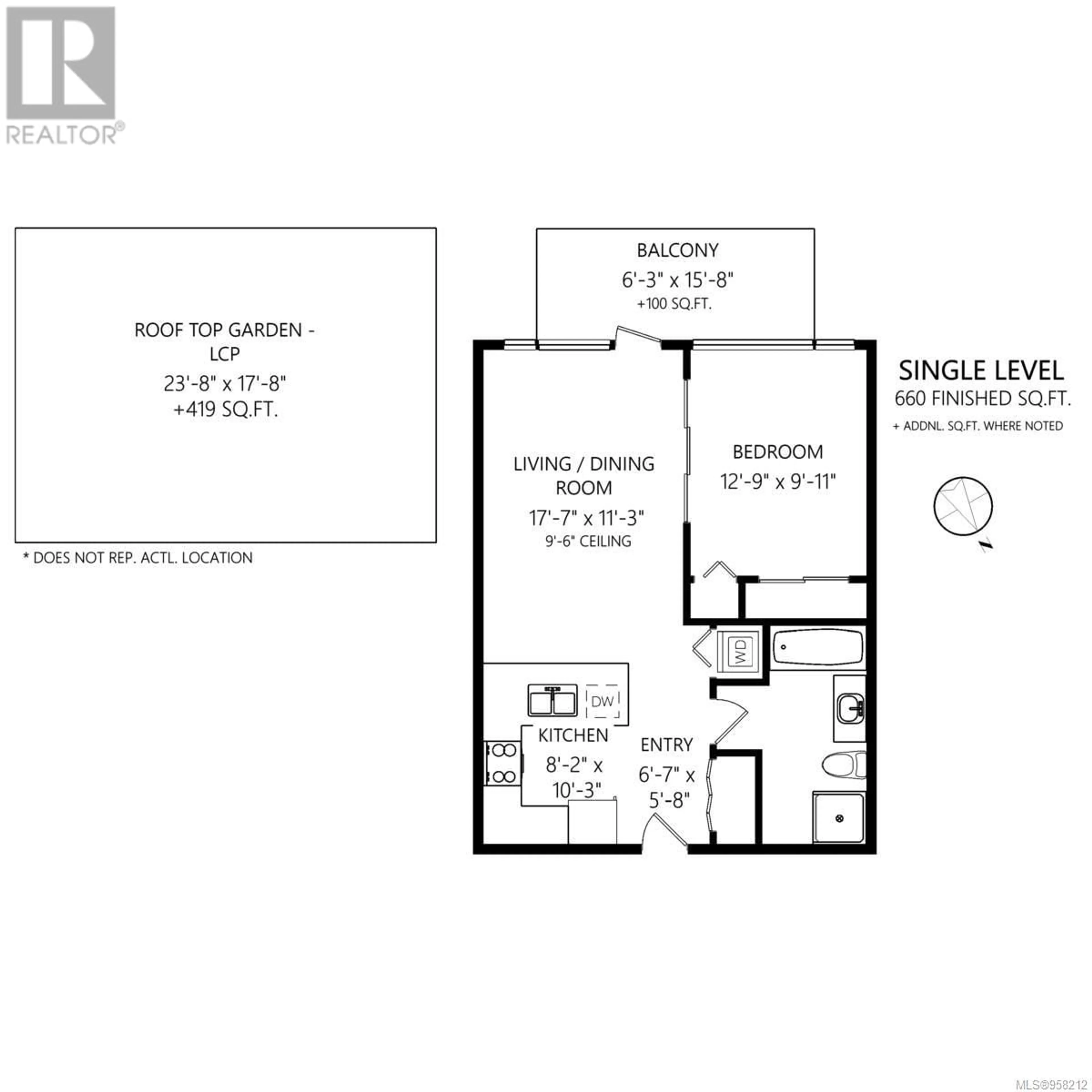 Floor plan for 1005 379 Tyee Rd, Victoria British Columbia V9A0B4