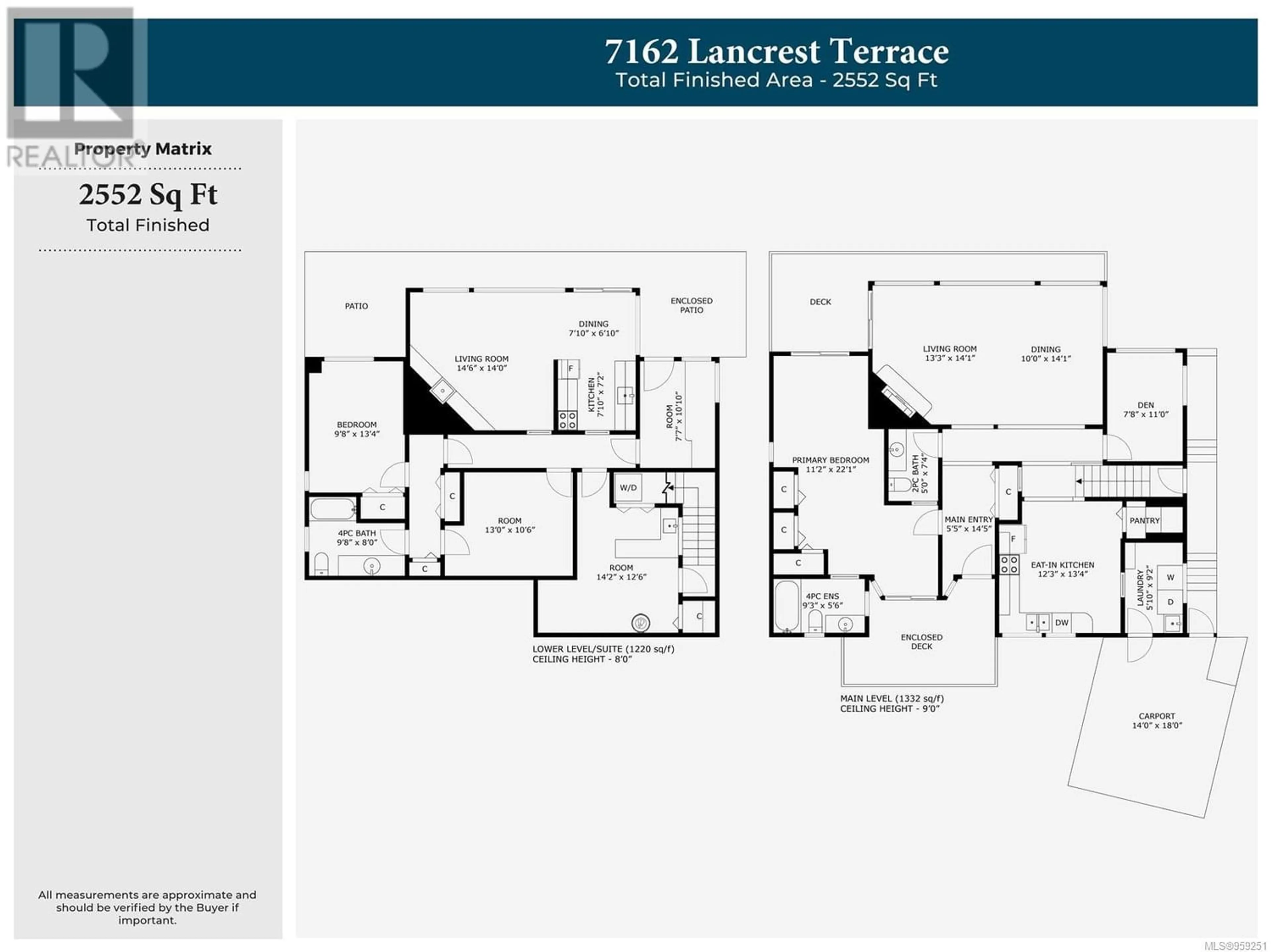 Floor plan for 7162 Lancrest Terr, Lantzville British Columbia V0R2H0