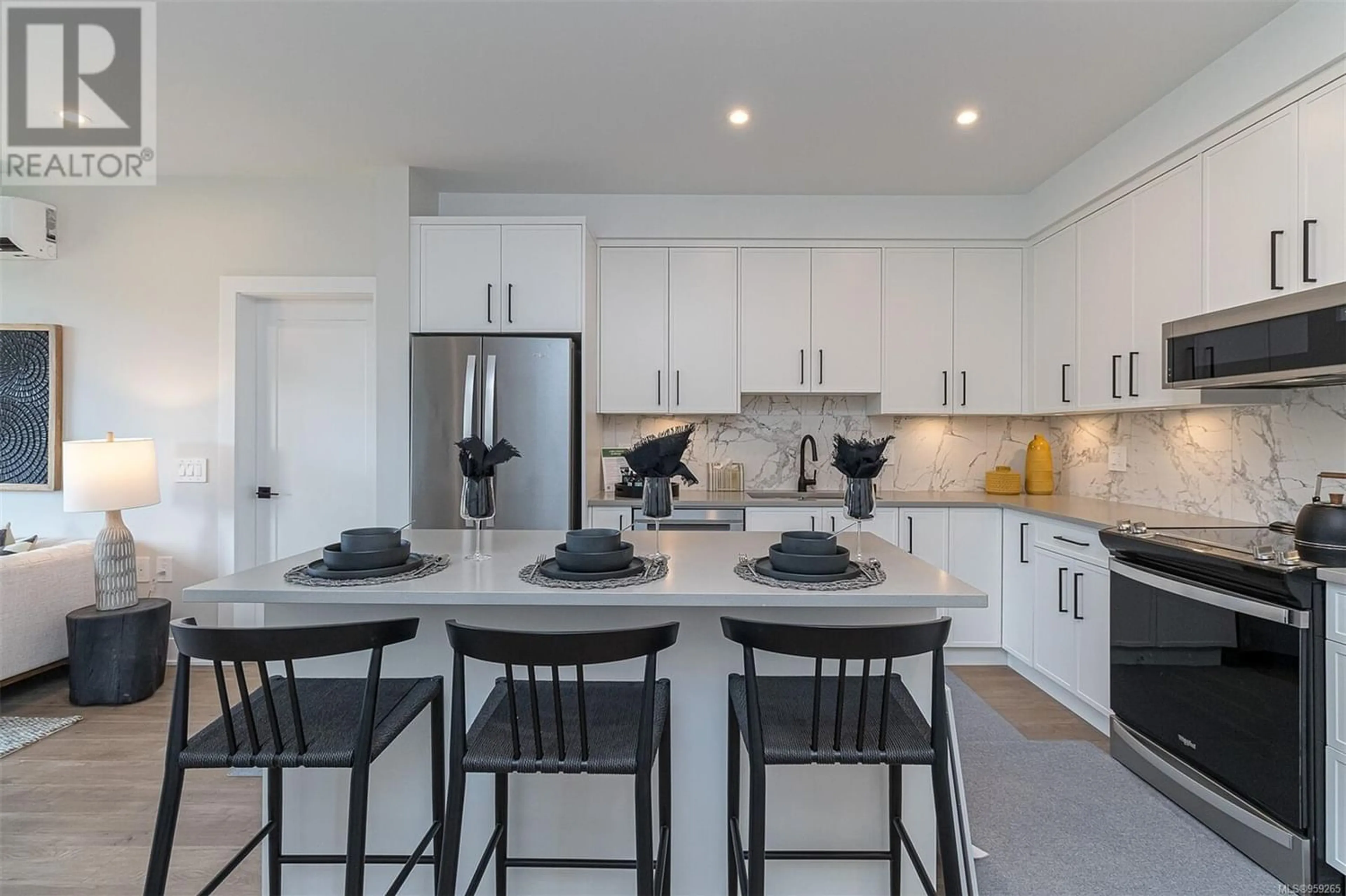 Contemporary kitchen for 107 1361 Goldstream Ave, Langford British Columbia V9B2W2