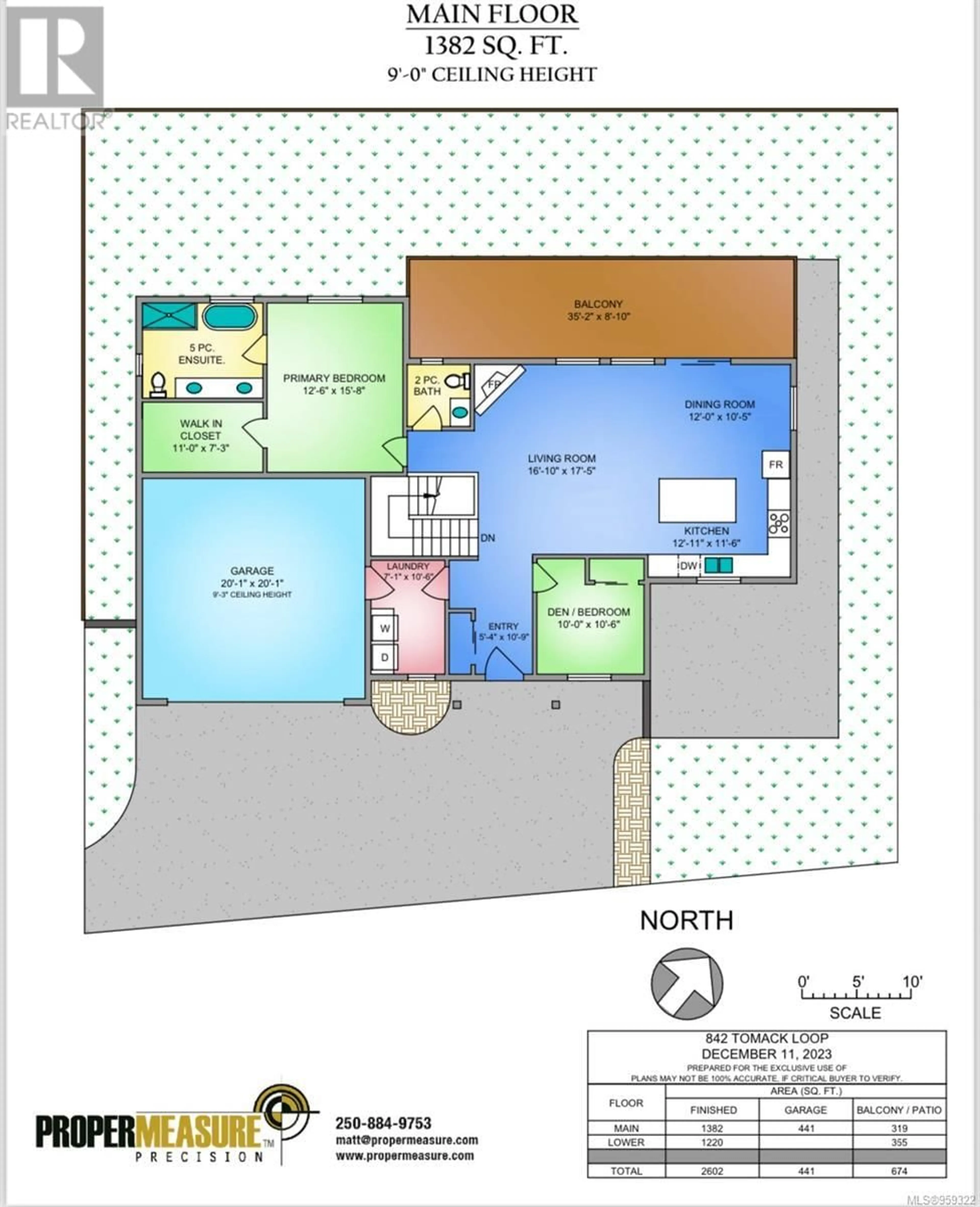 Floor plan for 842 Tomack Loop, Langford British Columbia V9C3X3