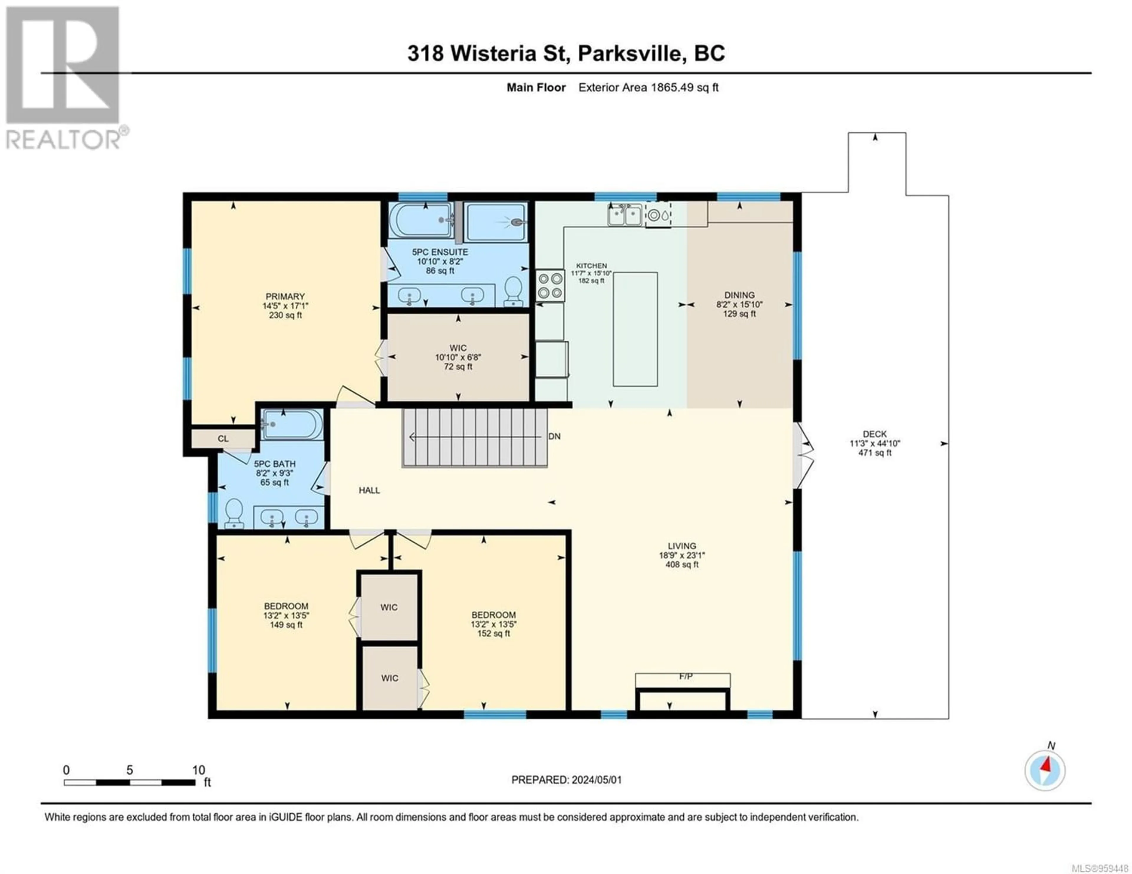Floor plan for 318 Wisteria St, Parksville British Columbia V9P1E1