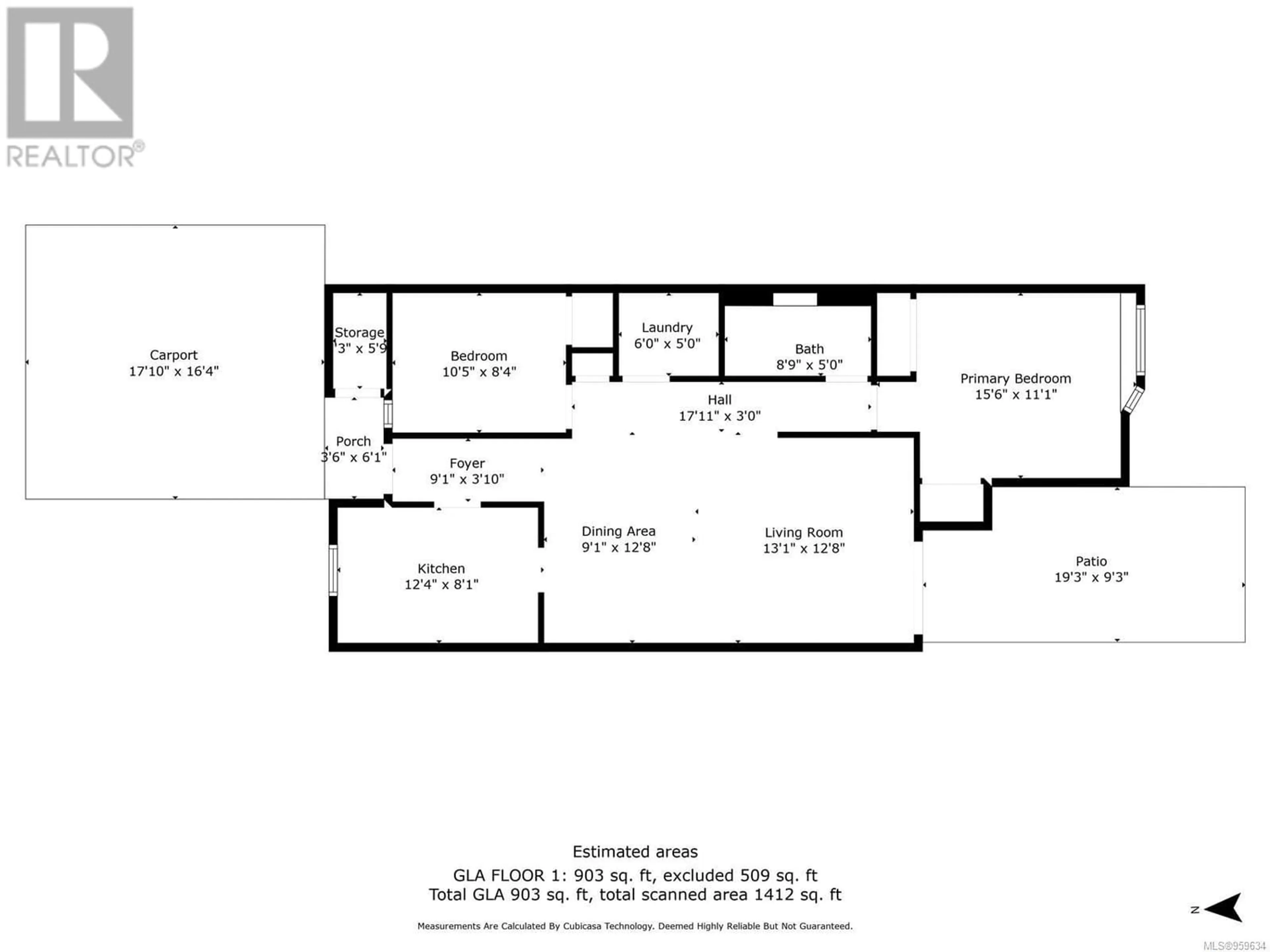 Floor plan for 3 5131 Gertrude St, Port Alberni British Columbia V9Y6L1