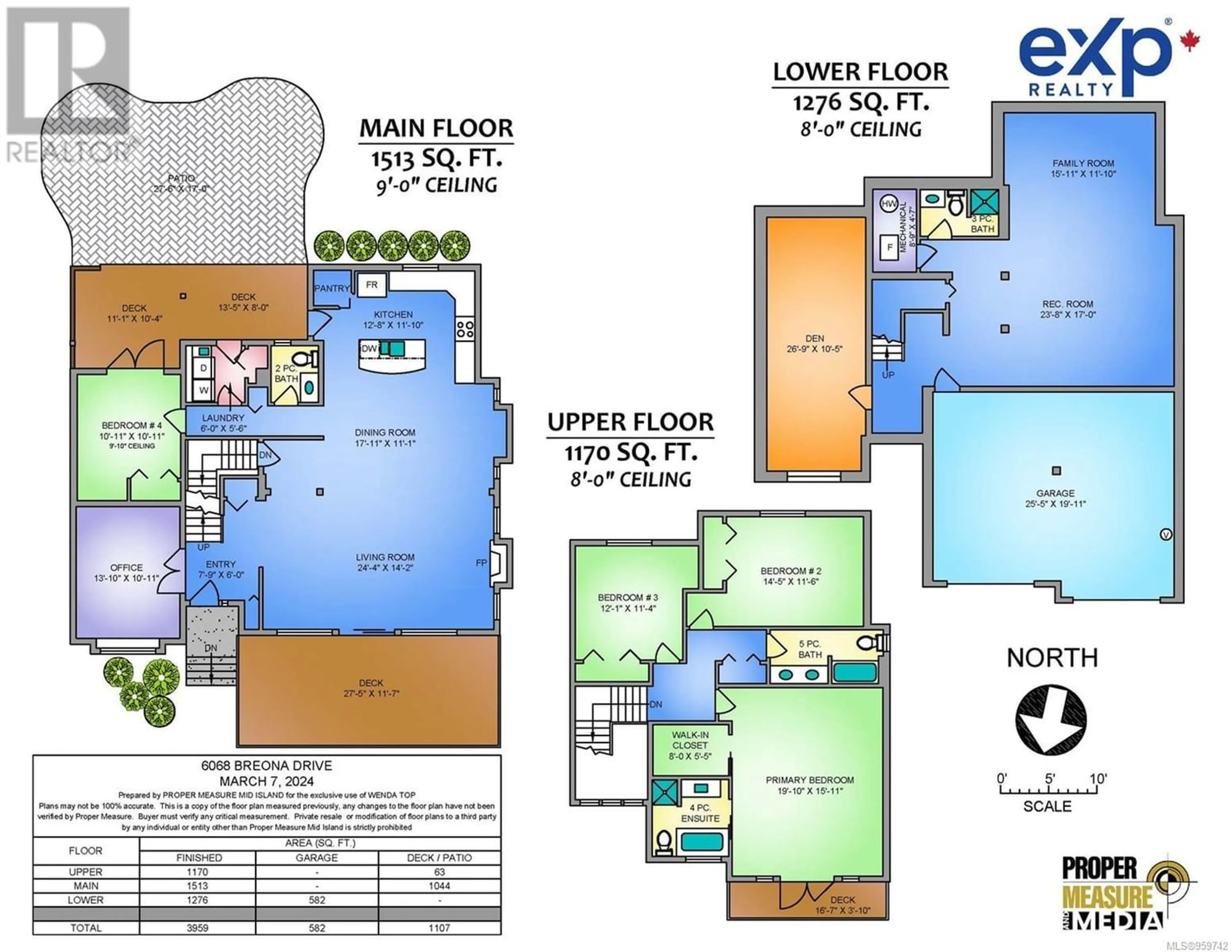 Floor plan for 6068 Breonna Dr, Nanaimo British Columbia V9V1G1