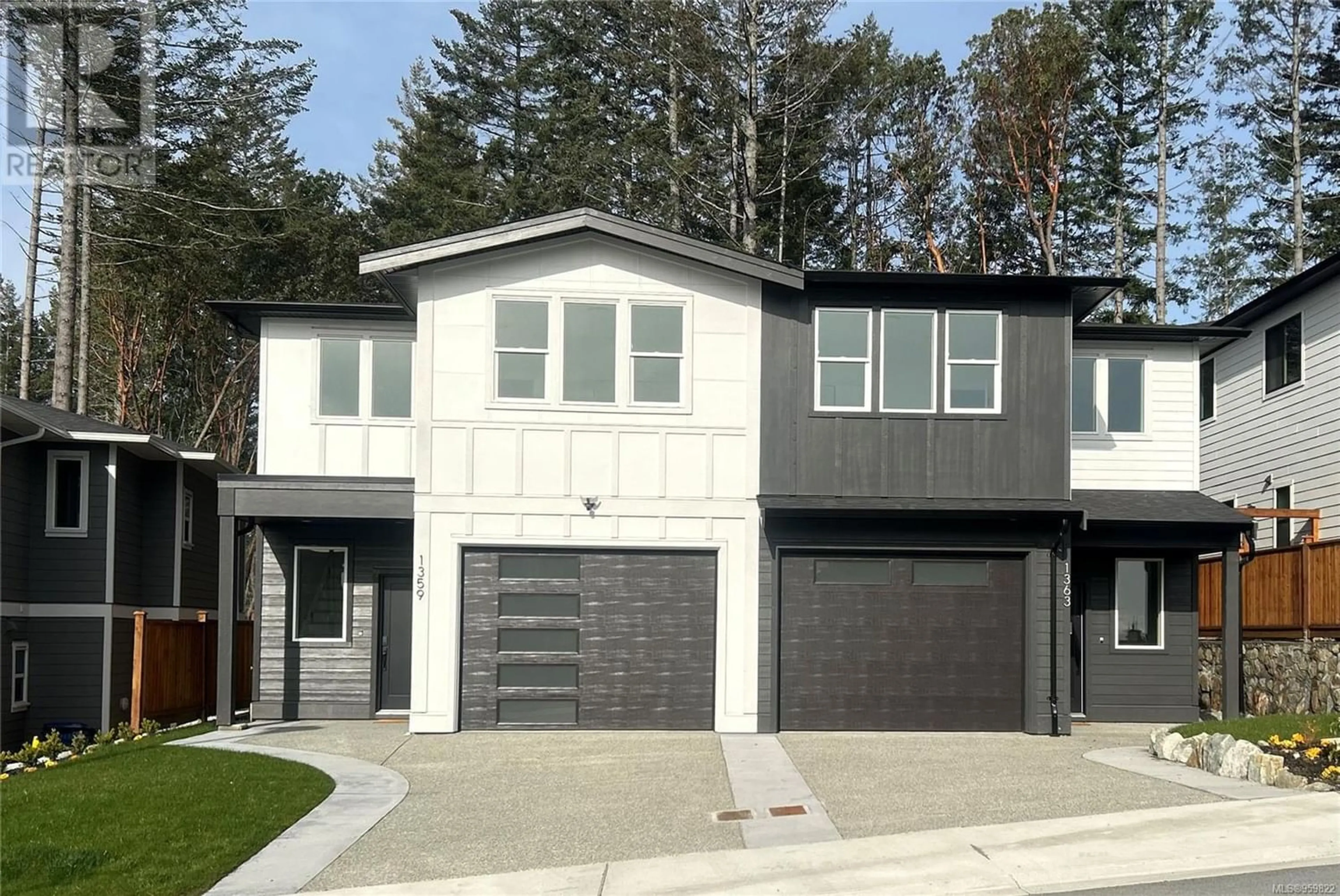 Frontside or backside of a home for 1363 Sandstone Lane, Langford British Columbia V9B7A2