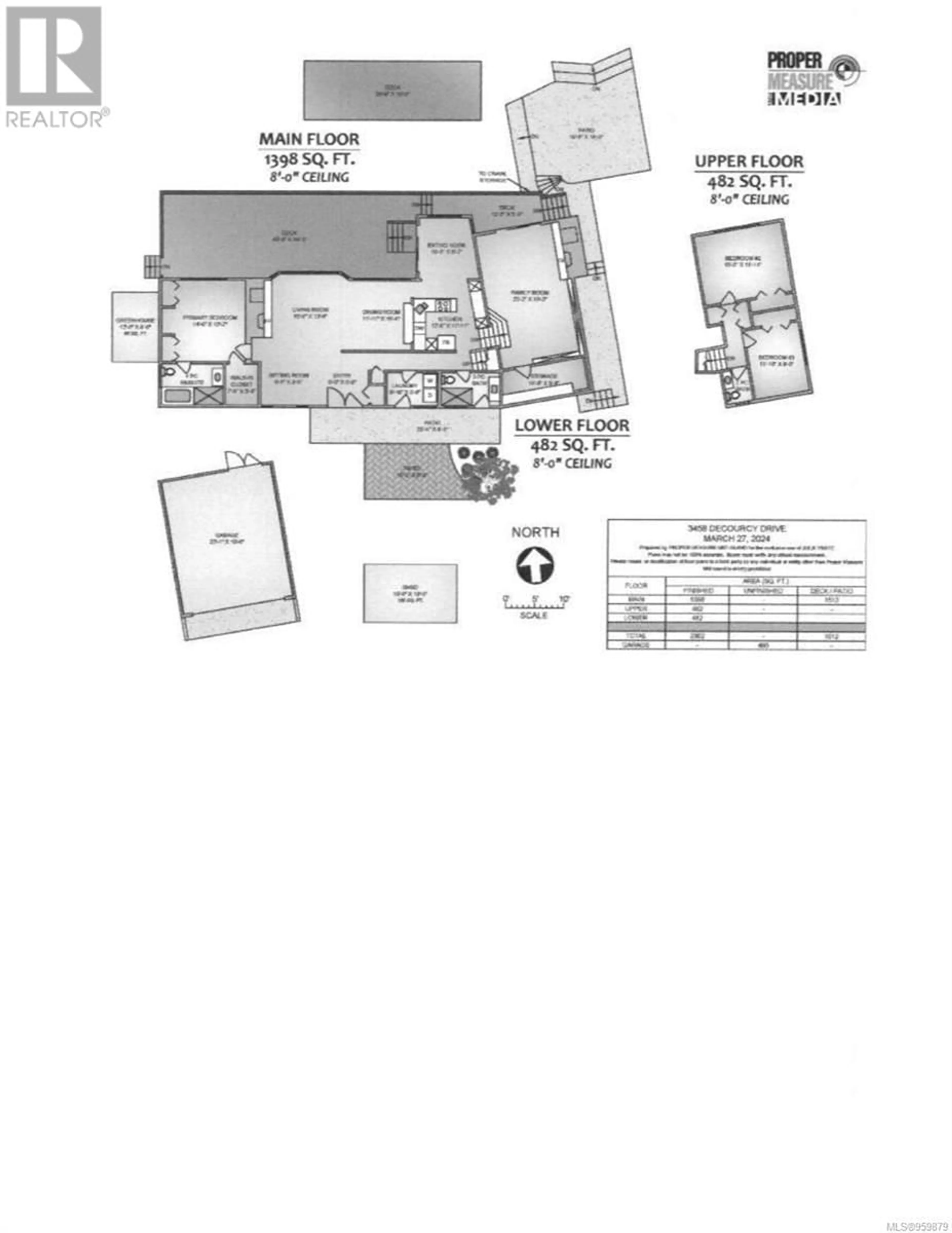 Floor plan for 3458 Decourcy Dr, Nanaimo British Columbia V9G1E4
