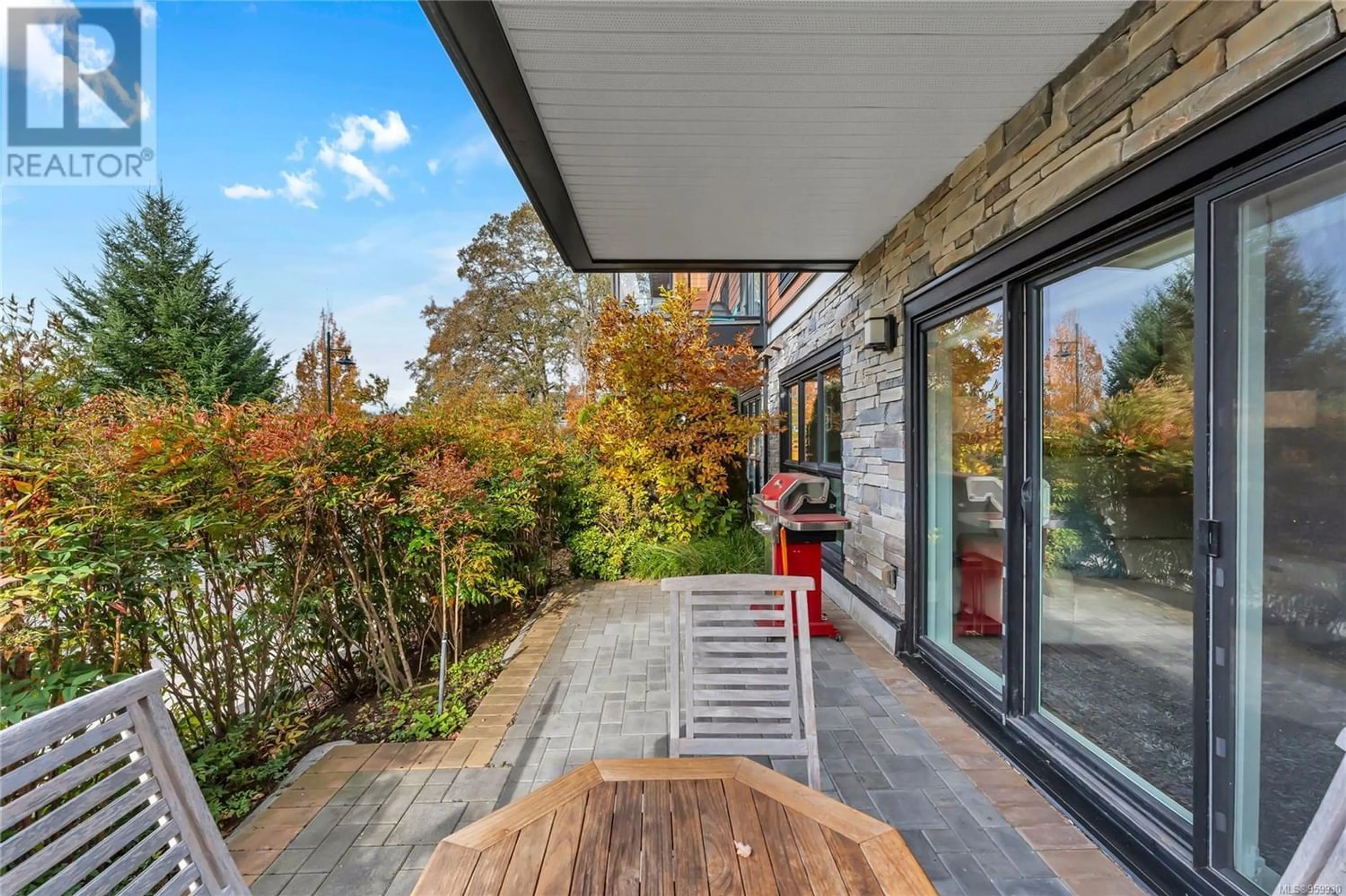 Patio for 102 740 Travino Lane, Saanich British Columbia V8Z0E2