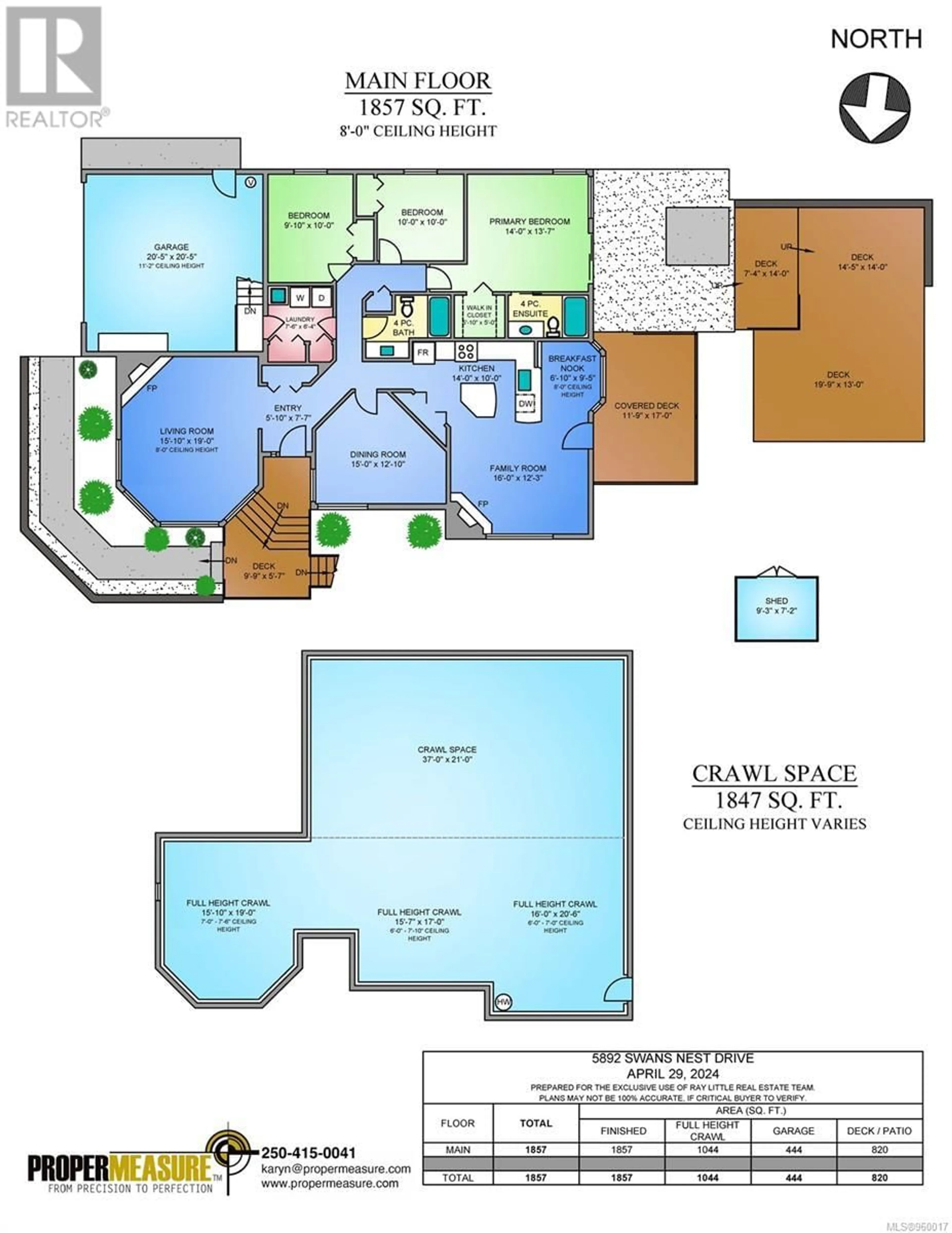 Floor plan for 5892 Swans Nest Dr, Duncan British Columbia V9L5M1