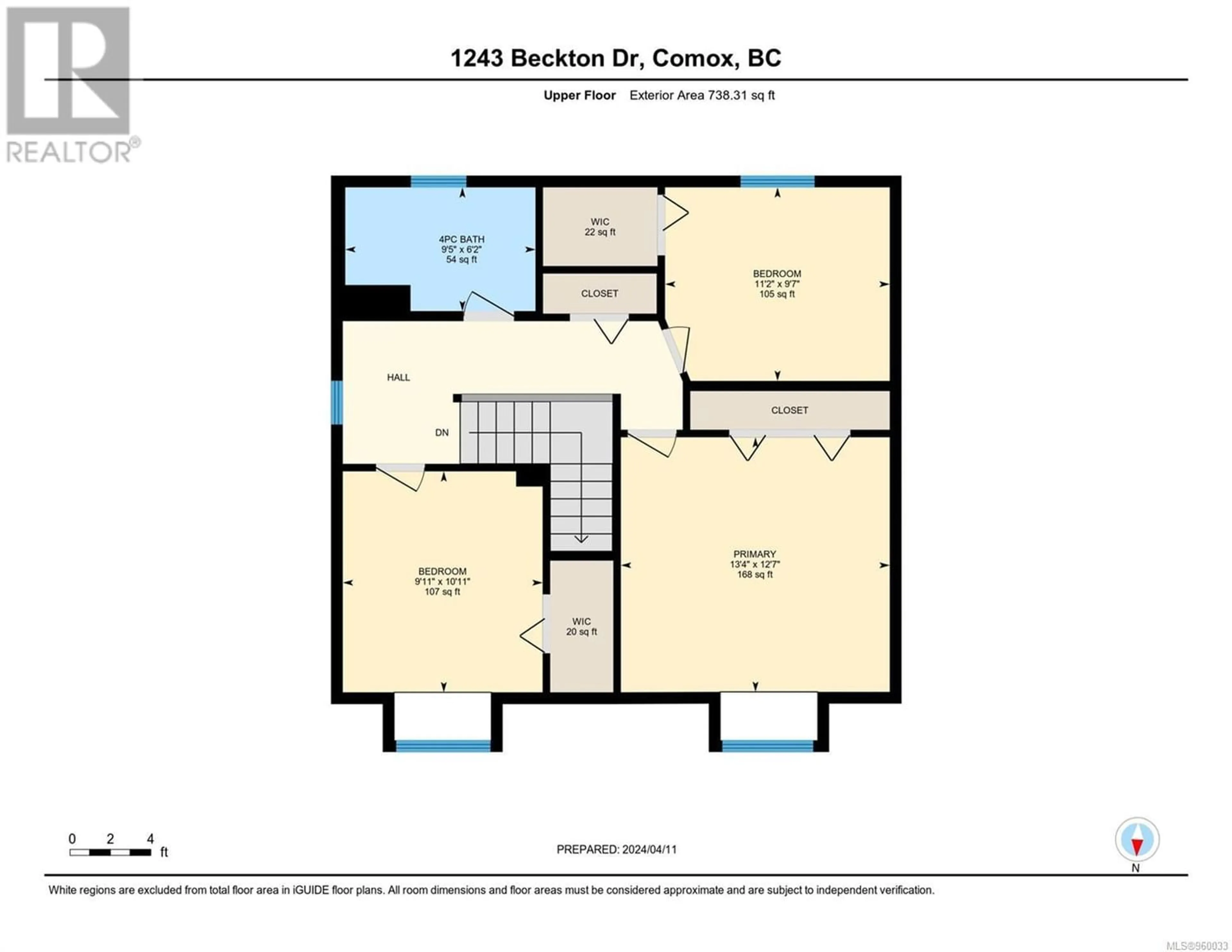 Floor plan for 1243 Beckton Dr, Comox British Columbia V9M3Y5