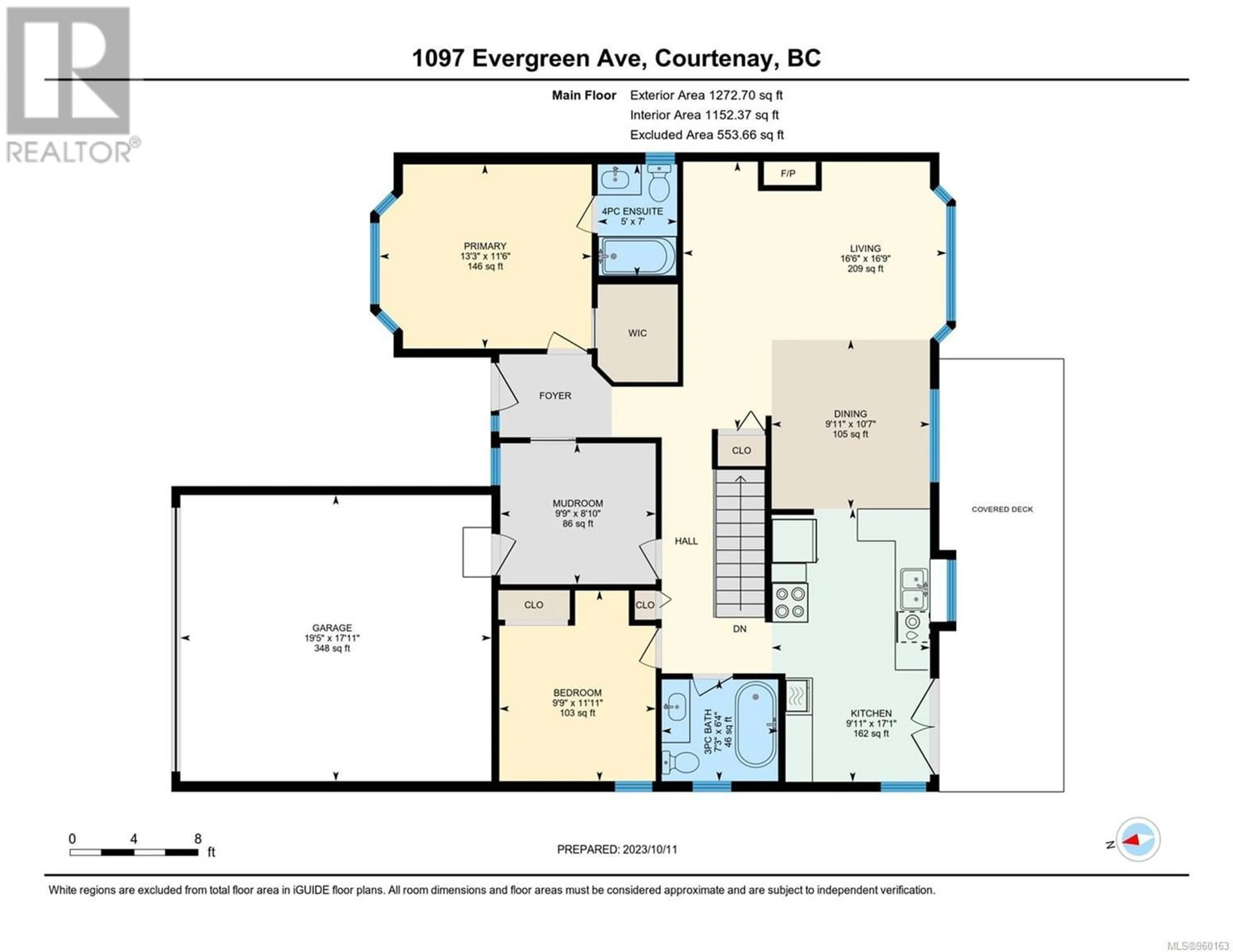 Floor plan for 1097 Evergreen Ave, Courtenay British Columbia V9N6Y1