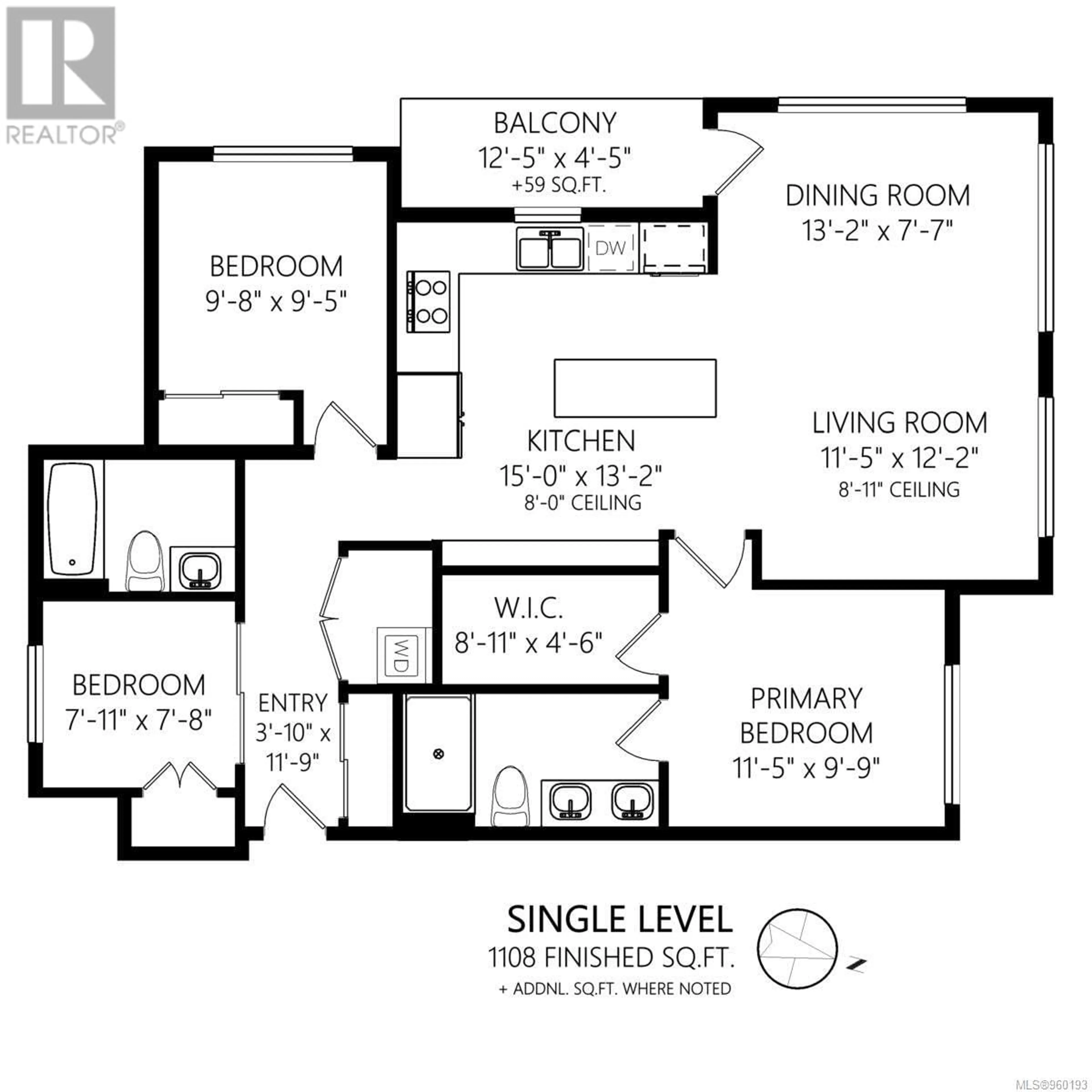 Floor plan for 218 960 Reunion Ave, Langford British Columbia V9B0W5